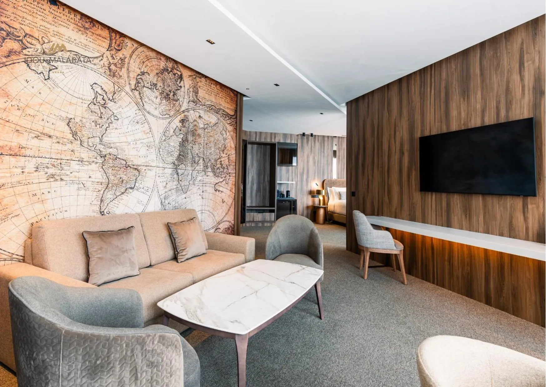 Living room in Idou Malabata Beach and SPA