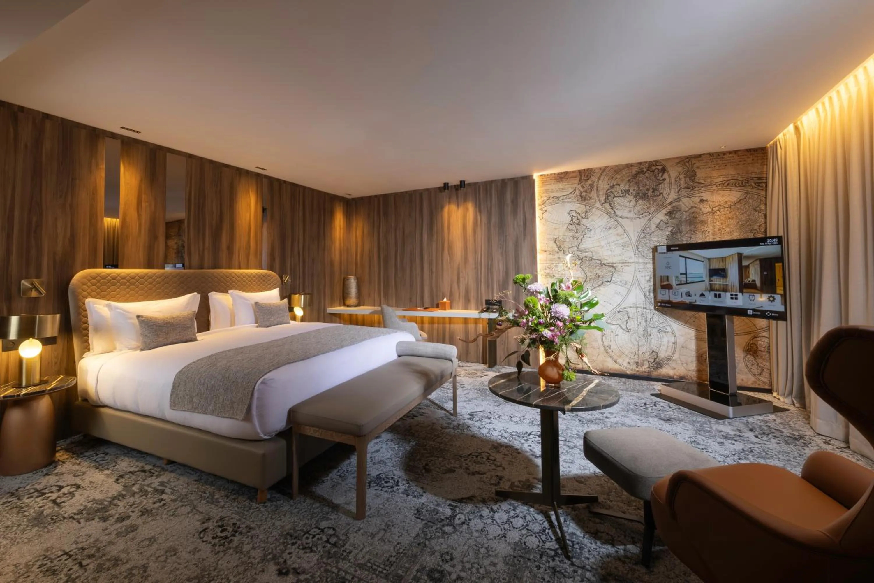 Bed in Idou Malabata Beach and SPA