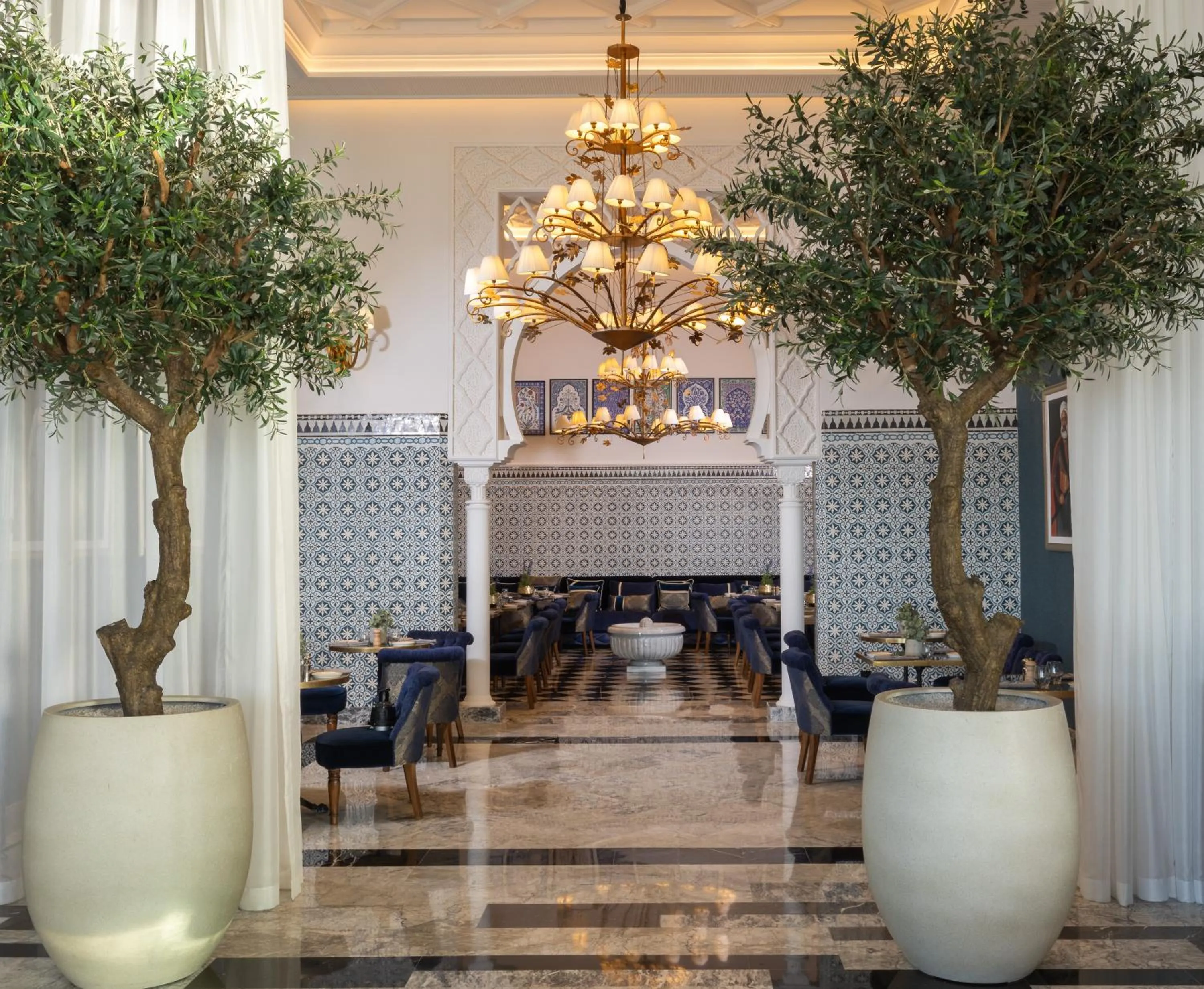 Restaurant/places to eat in Idou Malabata Beach and SPA