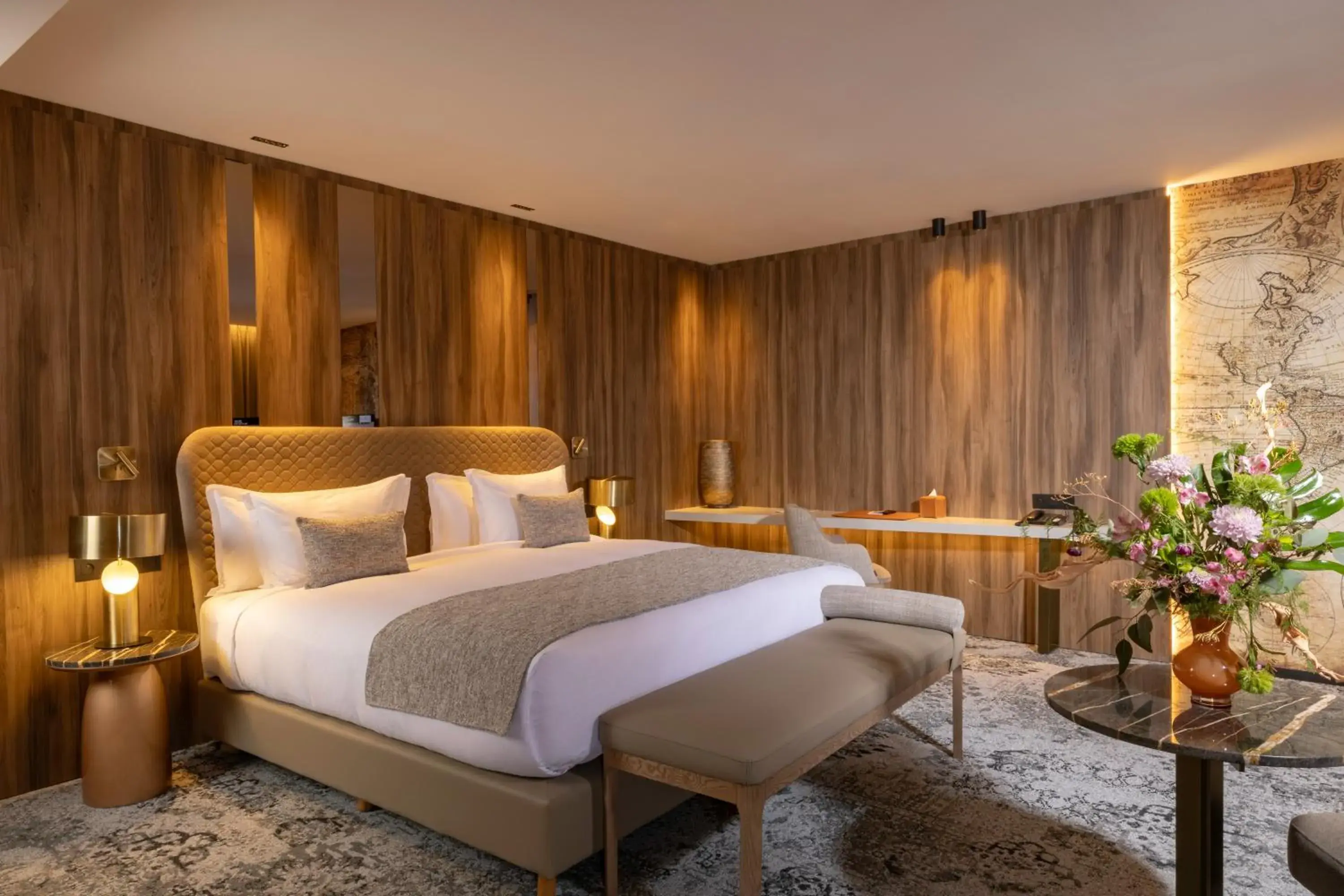 Bed in Idou Malabata Beach and SPA Bed in Idou Malabata Beach and SPA