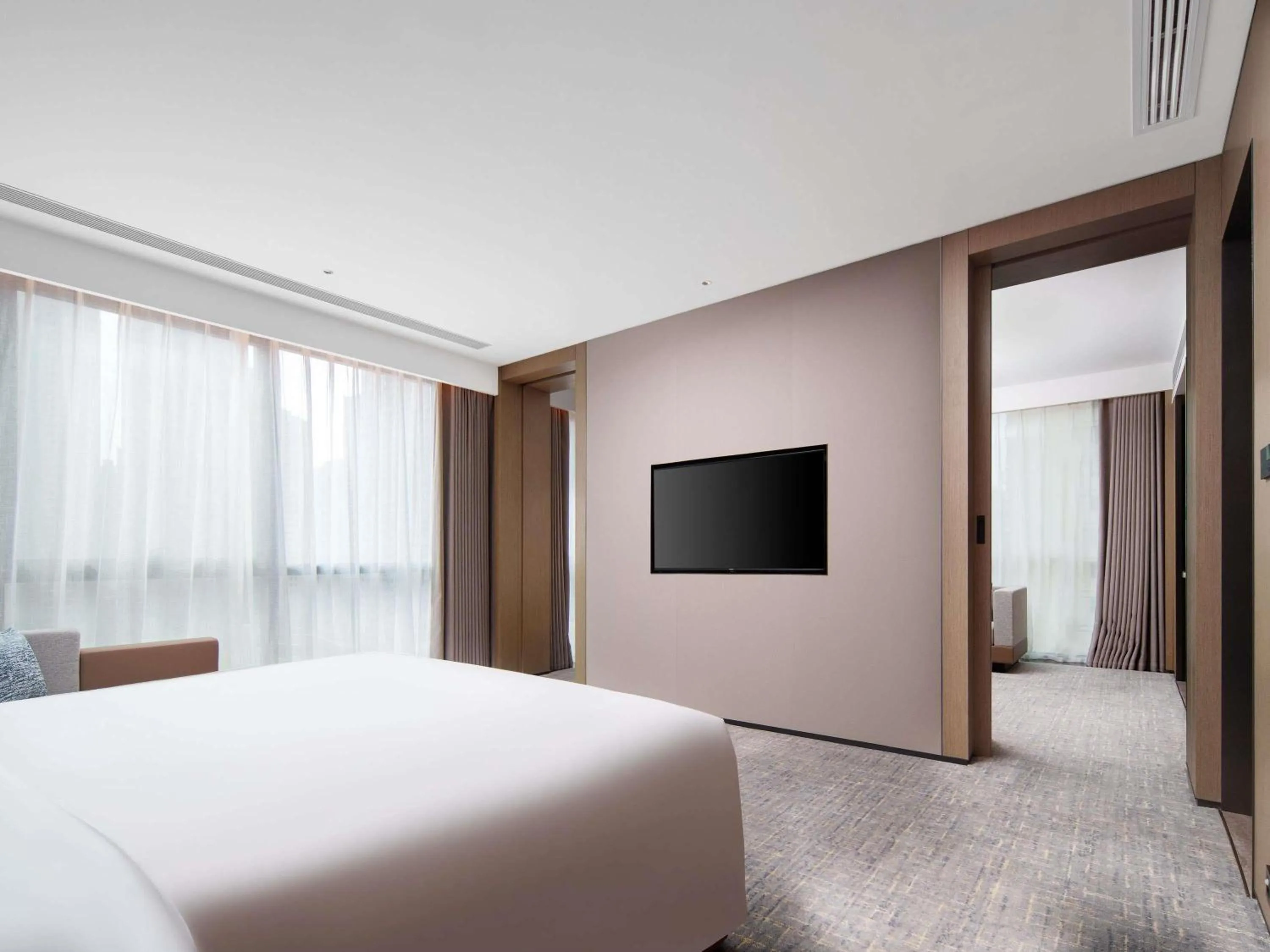 Bedroom, Bed in Grand Mercure Wuhan Hanyang