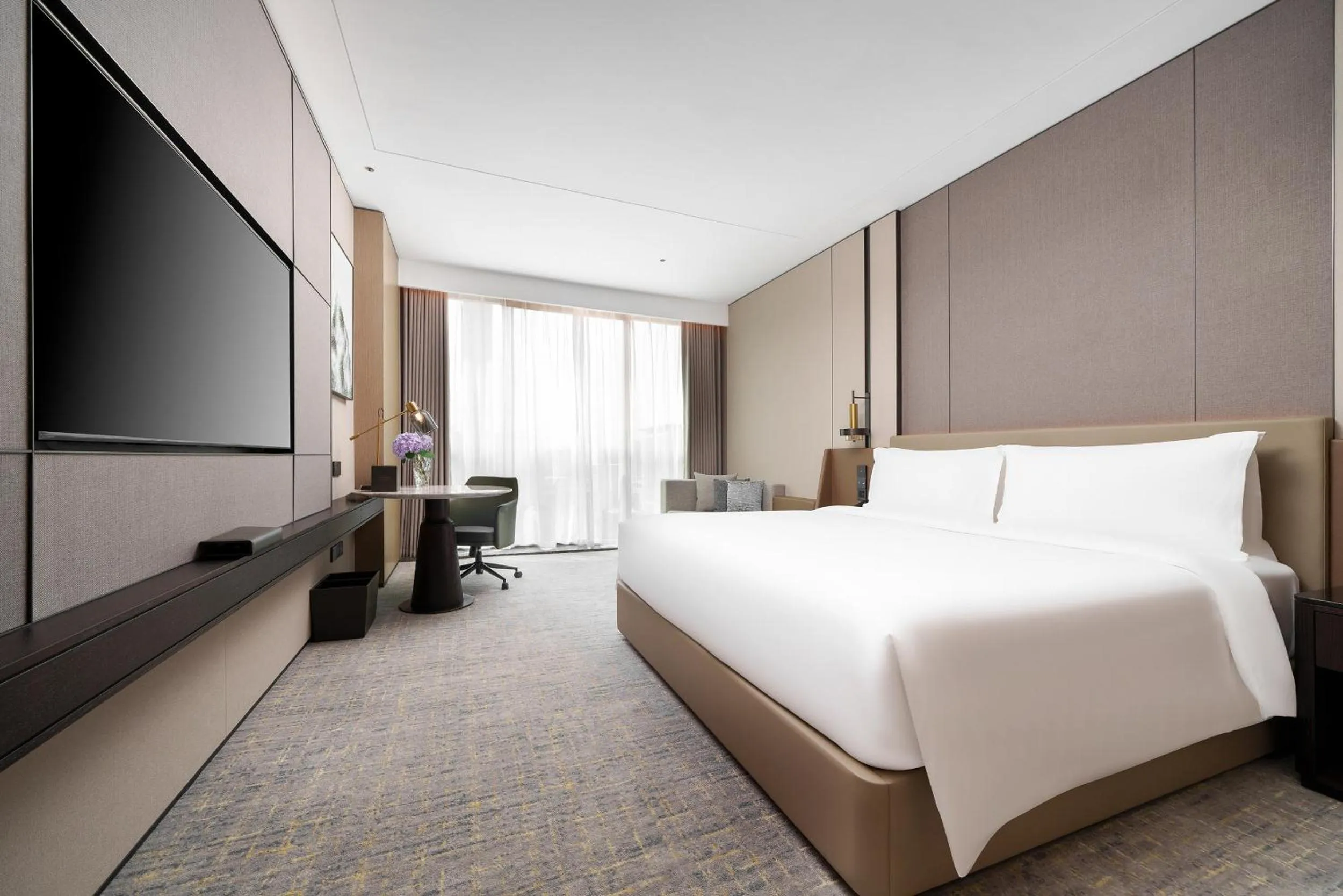 Bedroom, Bed in Grand Mercure Wuhan Hanyang