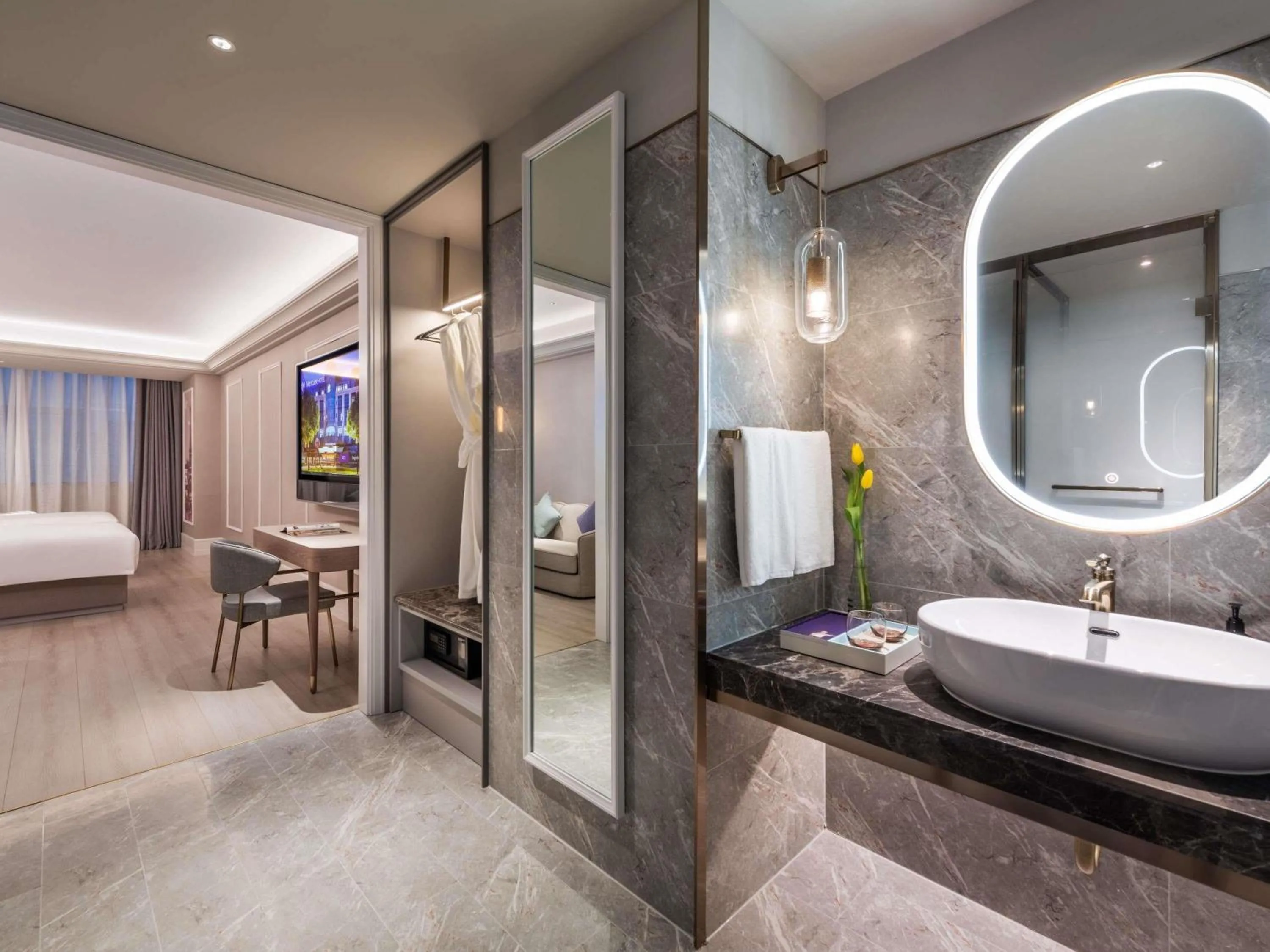 Bedroom, Bed in Mercure Shijiazhuang People Square