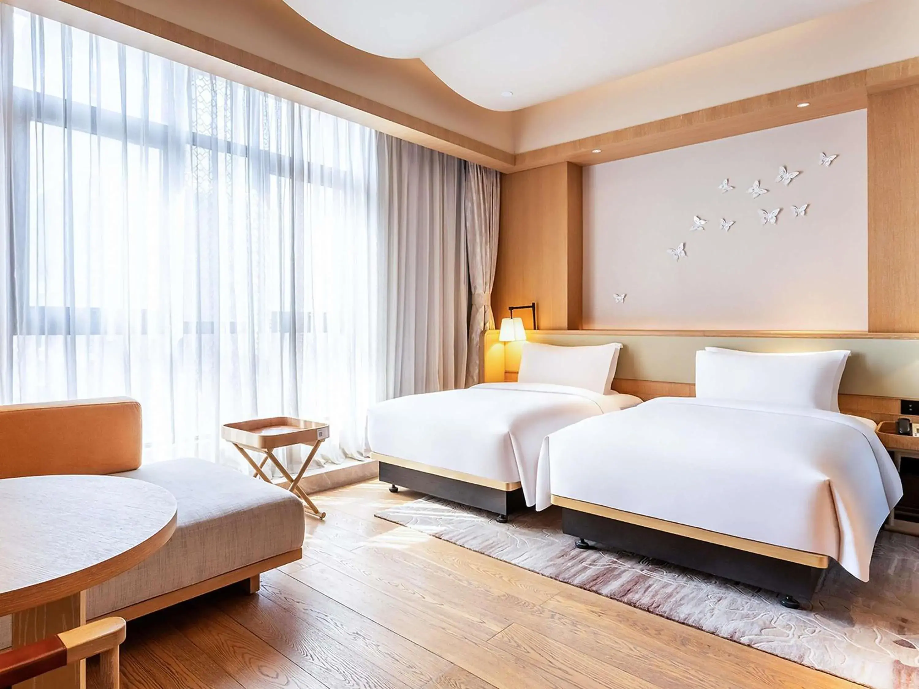 Bedroom, Bed in Swissotel Xi' an Xinxing Hot Spring Bedroom, Bed in Swissotel Xi' an Xinxing Hot Spring