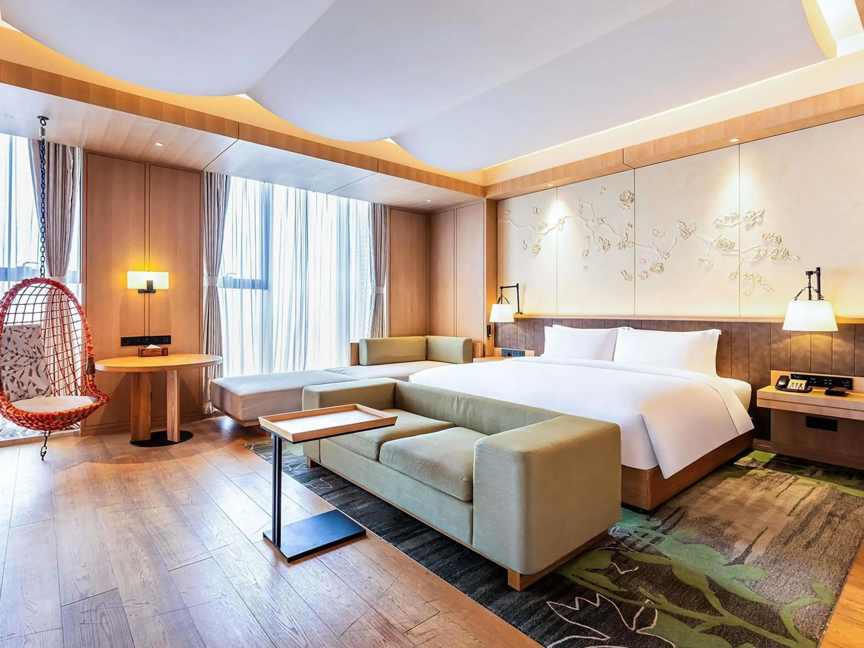 Bedroom, Bed in Swissotel Xi' an Xinxing Hot Spring Bedroom, Bed in Swissotel Xi' an Xinxing Hot Spring