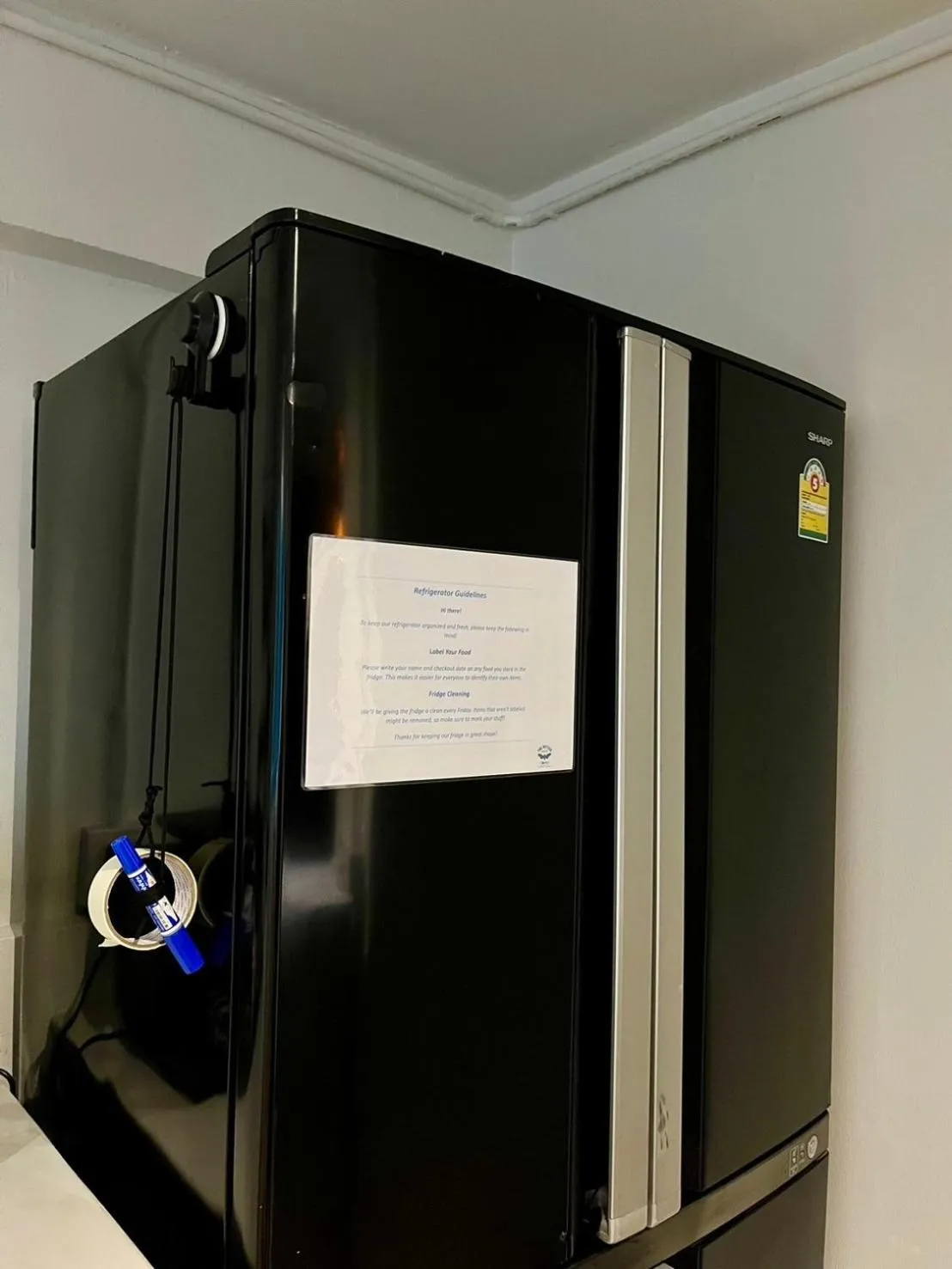 kitchen in The Motuga Hostel Bangkok