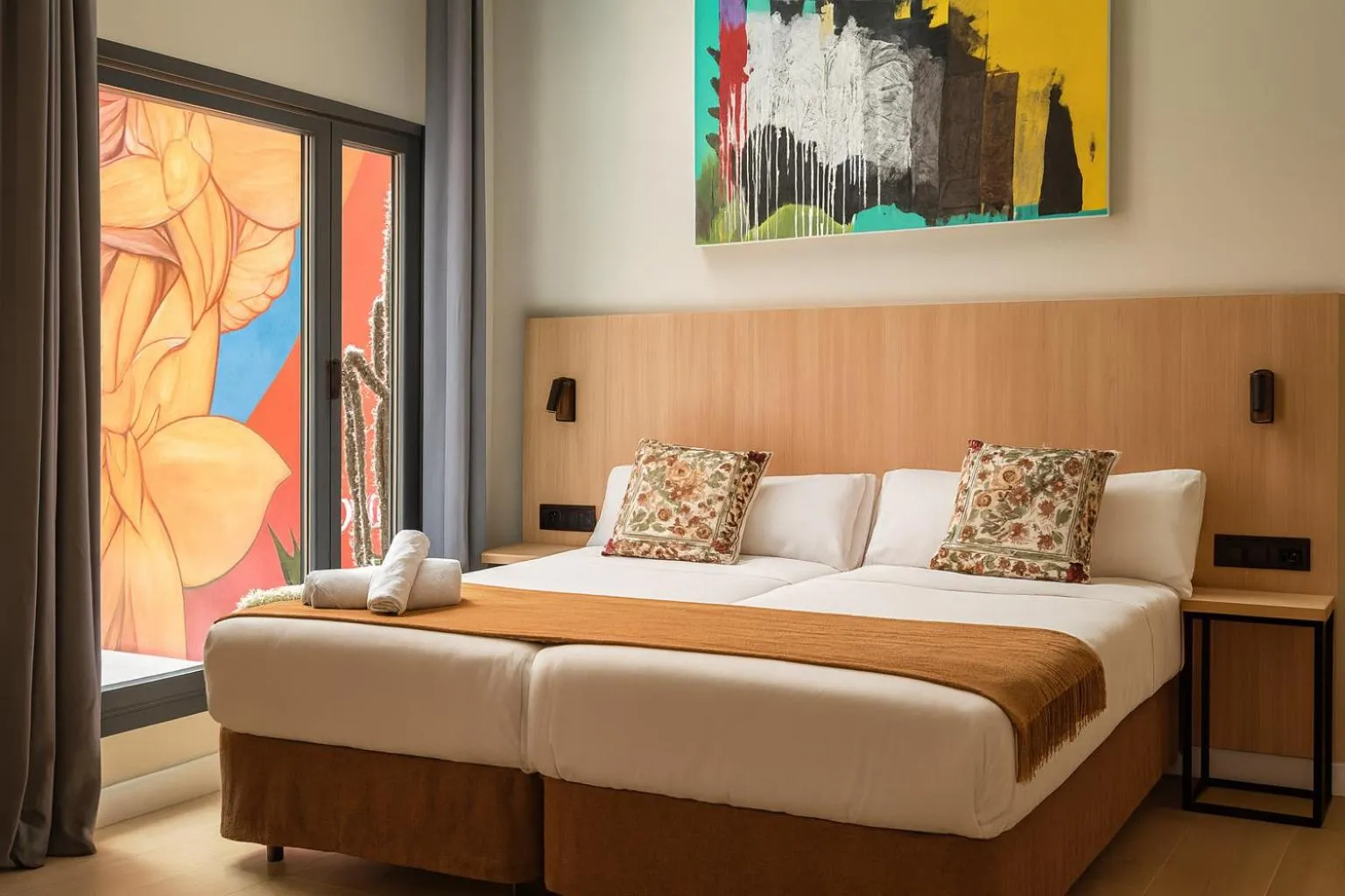 Bedroom, Bed in Aerohotel Barcelona Airport 24h