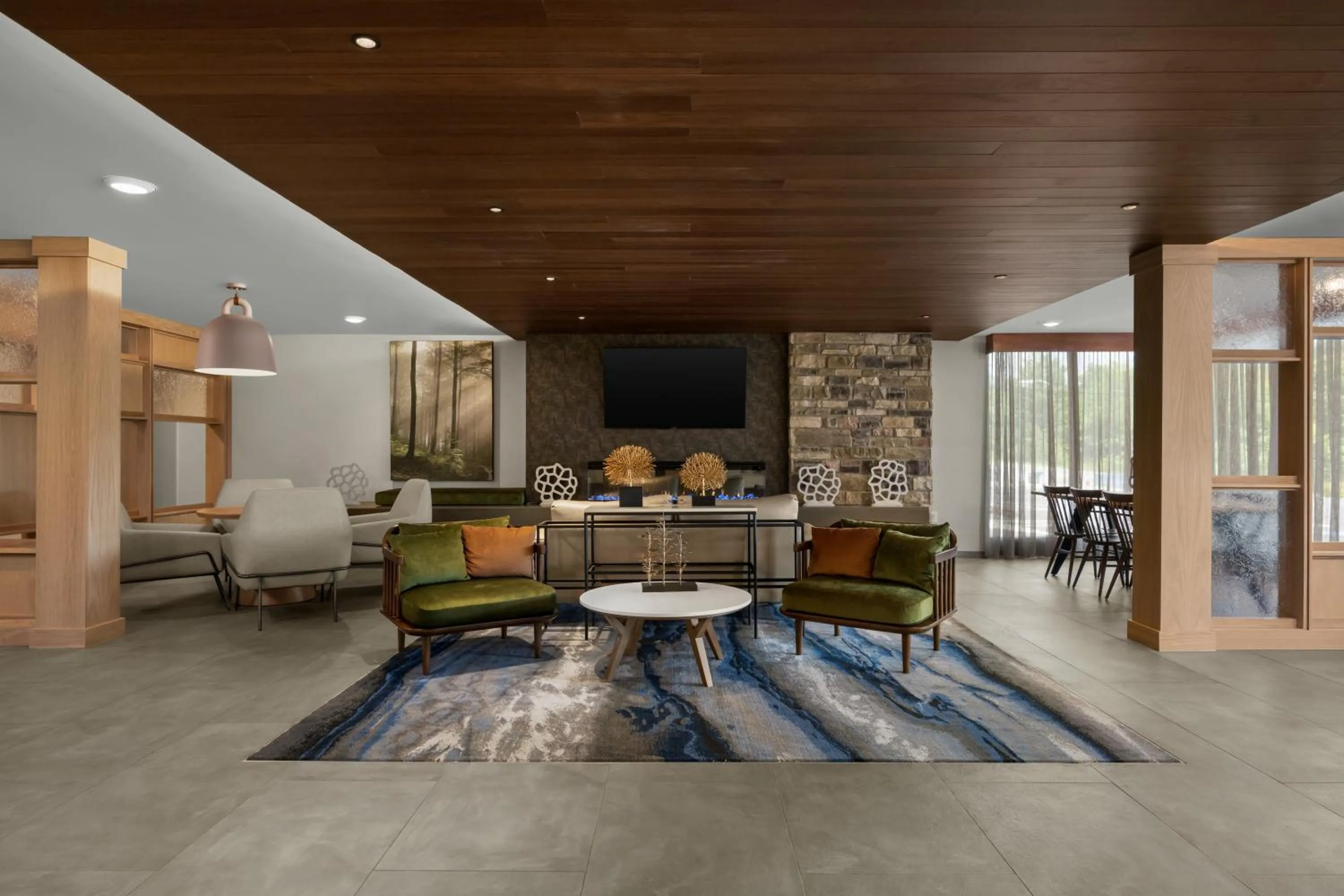 Communal lounge/ TV room in Fairfield by Marriott Inn & Suites Beckley