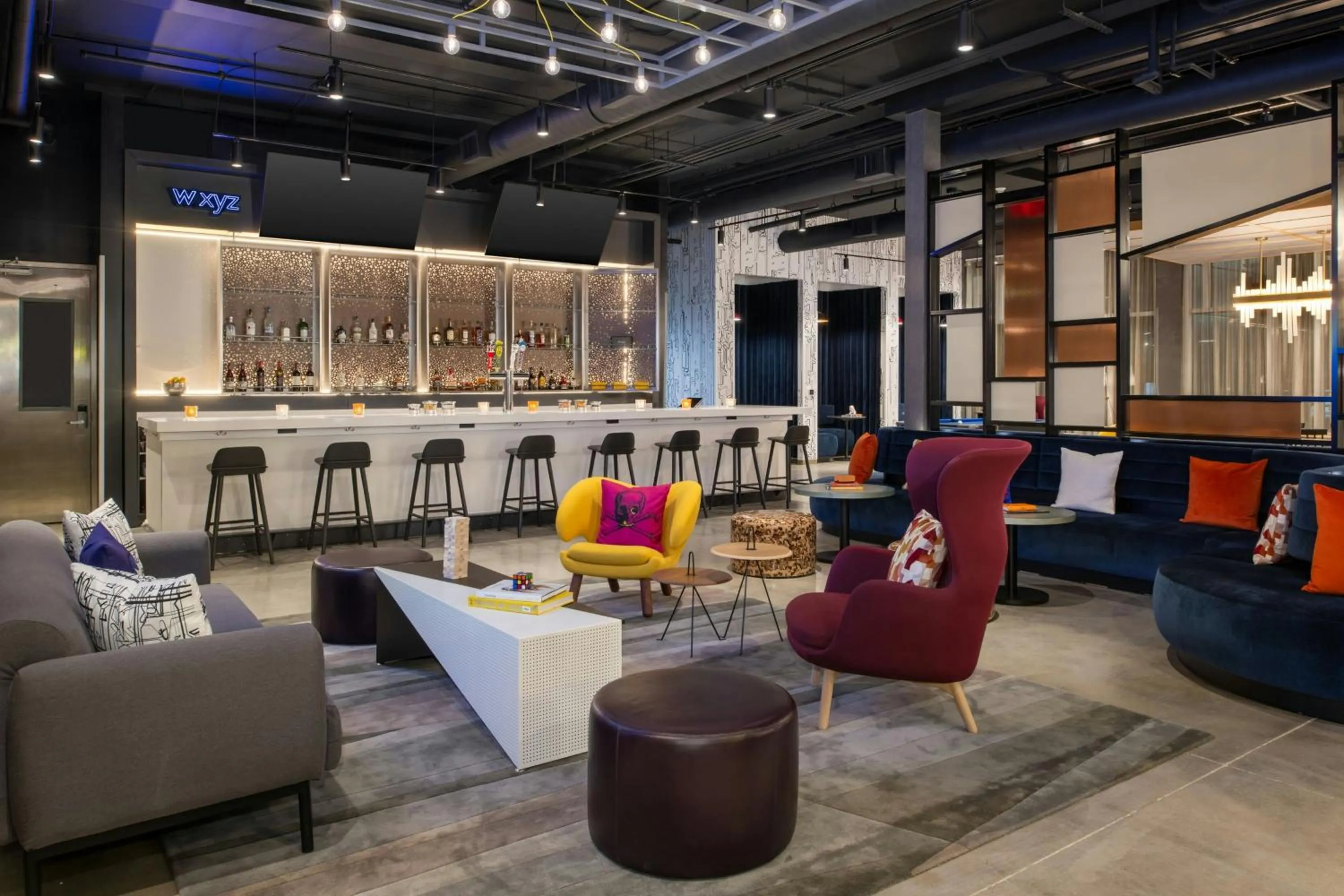 Lobby or reception in Aloft Sacramento Airport Natomas
