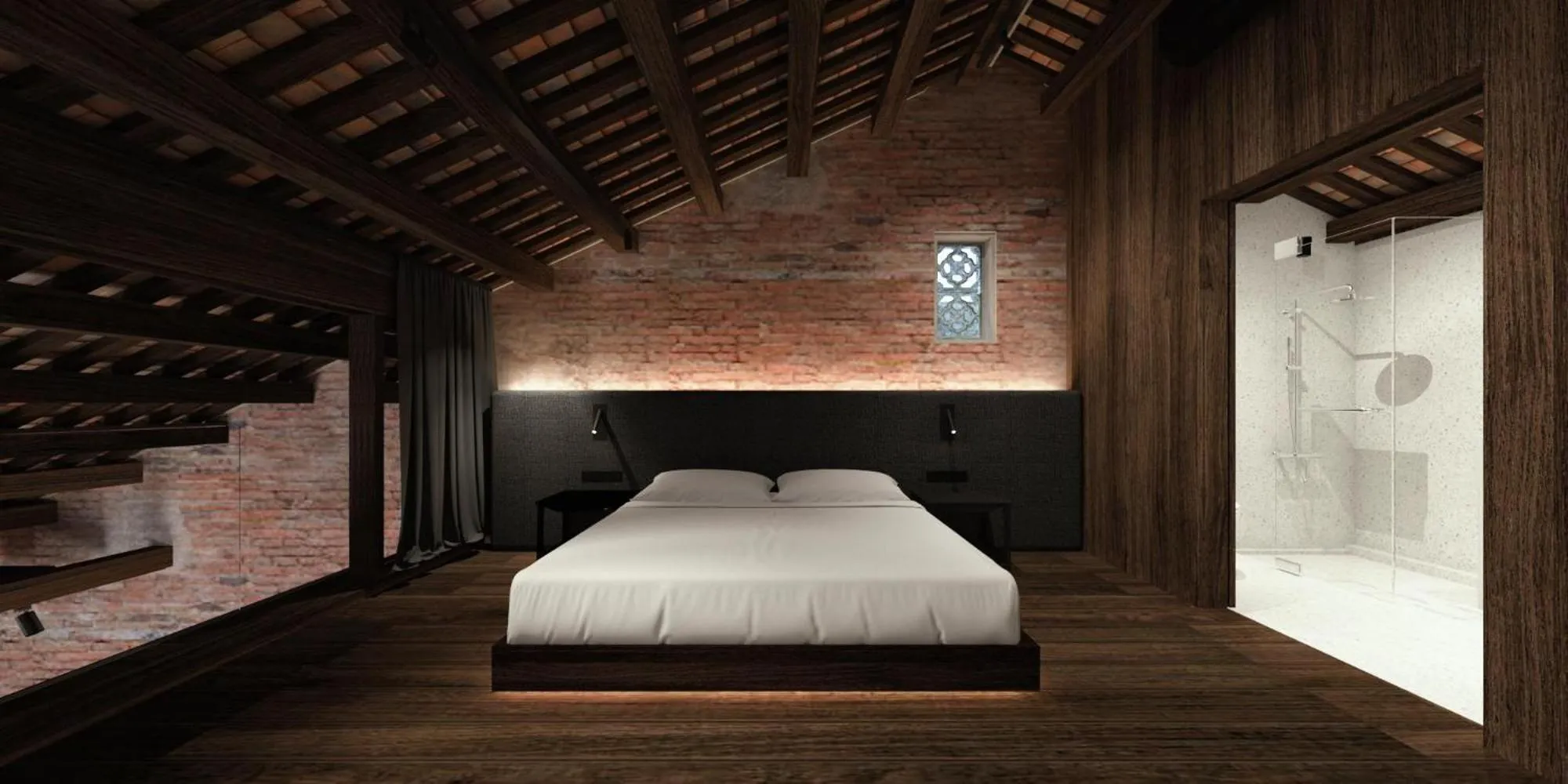 Bed in KLUENNGAM Cafe & Stay