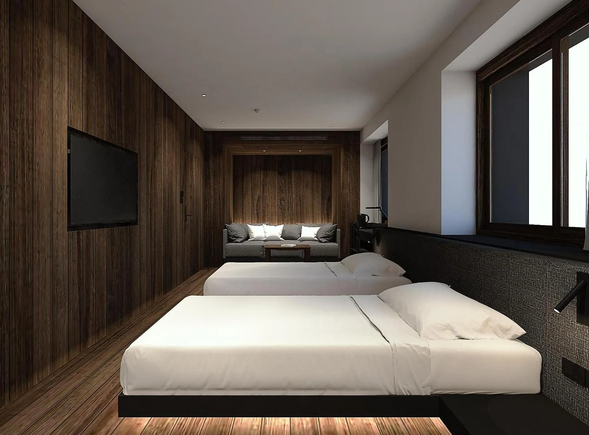 Bed in KLUENNGAM Cafe & Stay