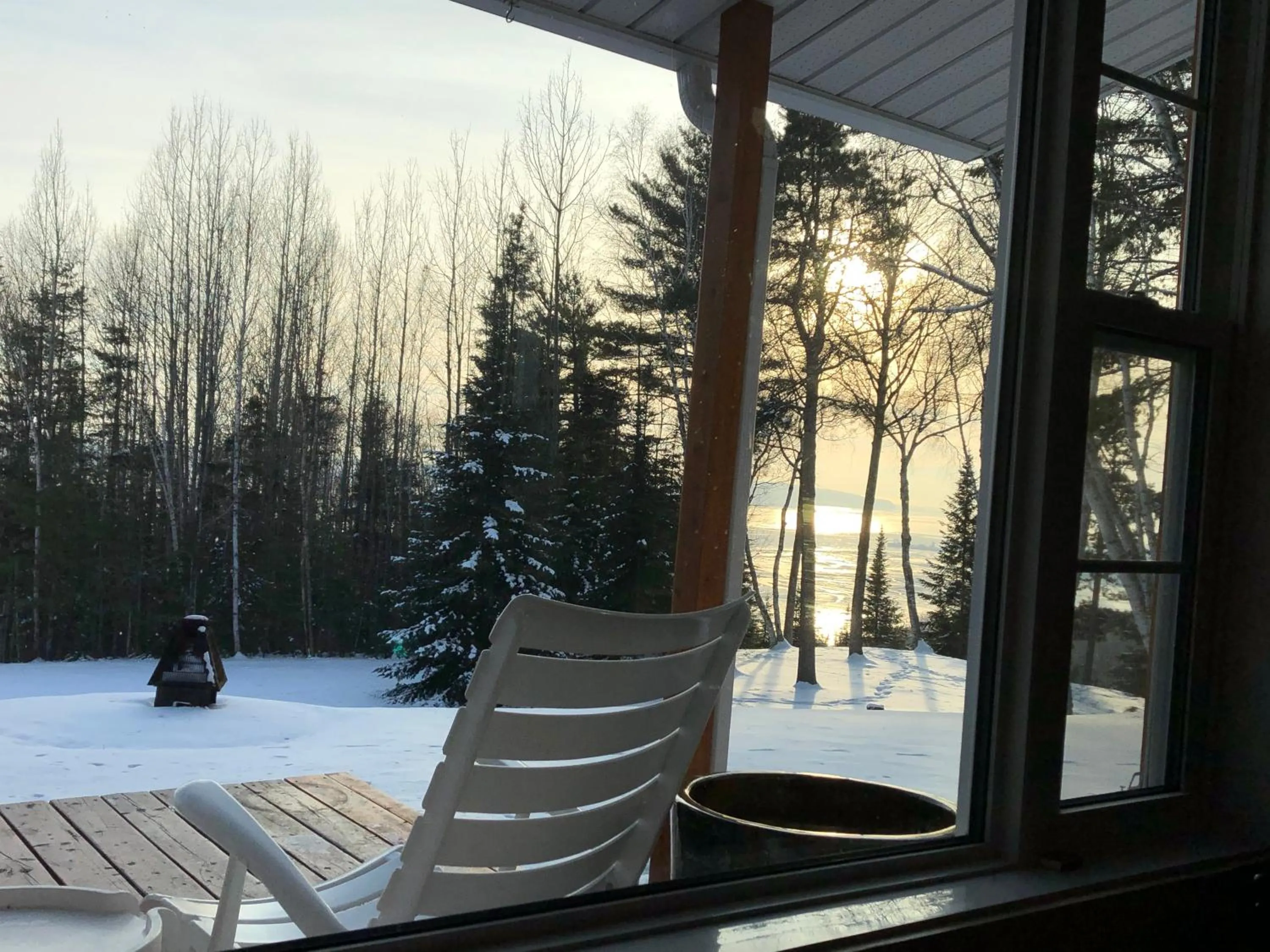 Balcony/Terrace in Chalet Sous Les Pins