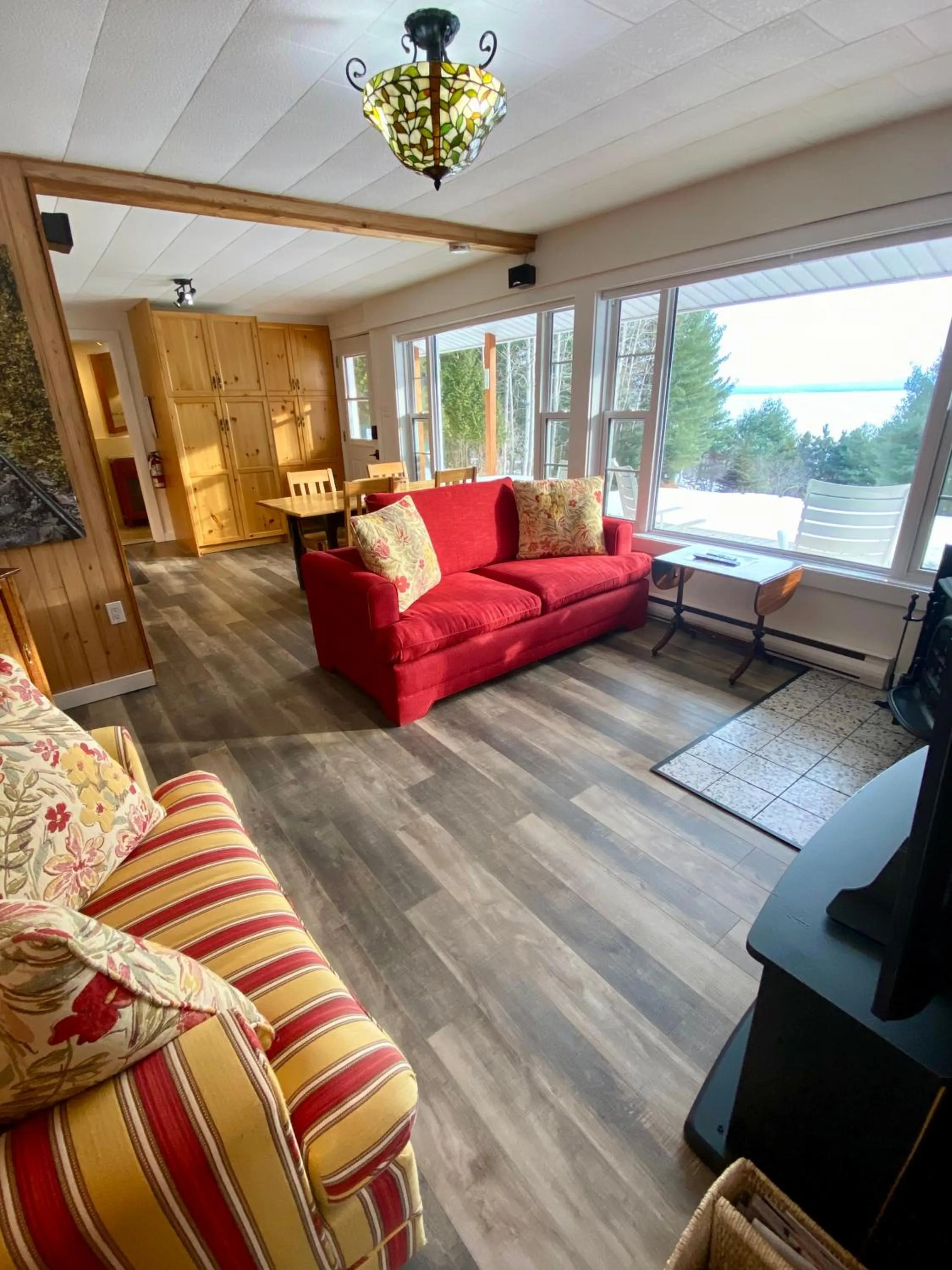 Living room in Chalet Sous Les Pins