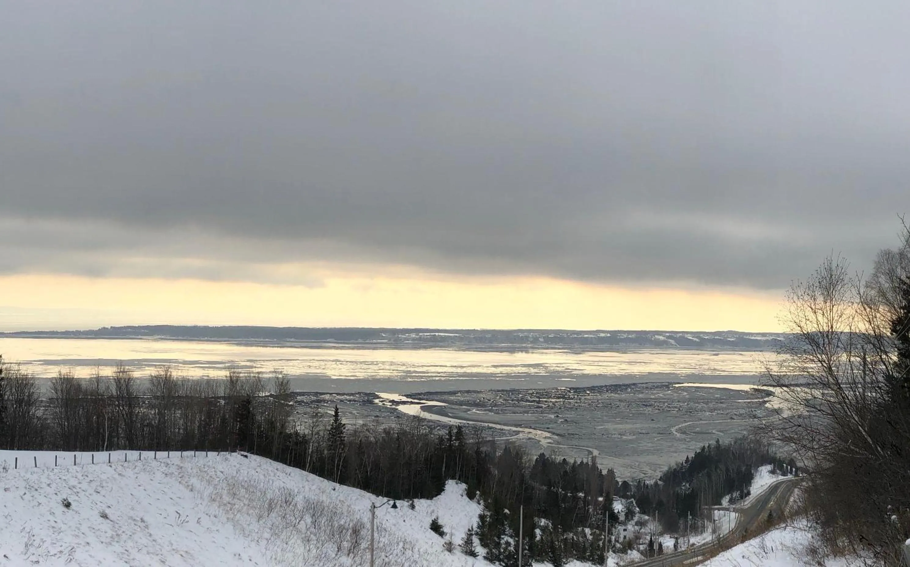 River view in Chalet Sous Les Pins