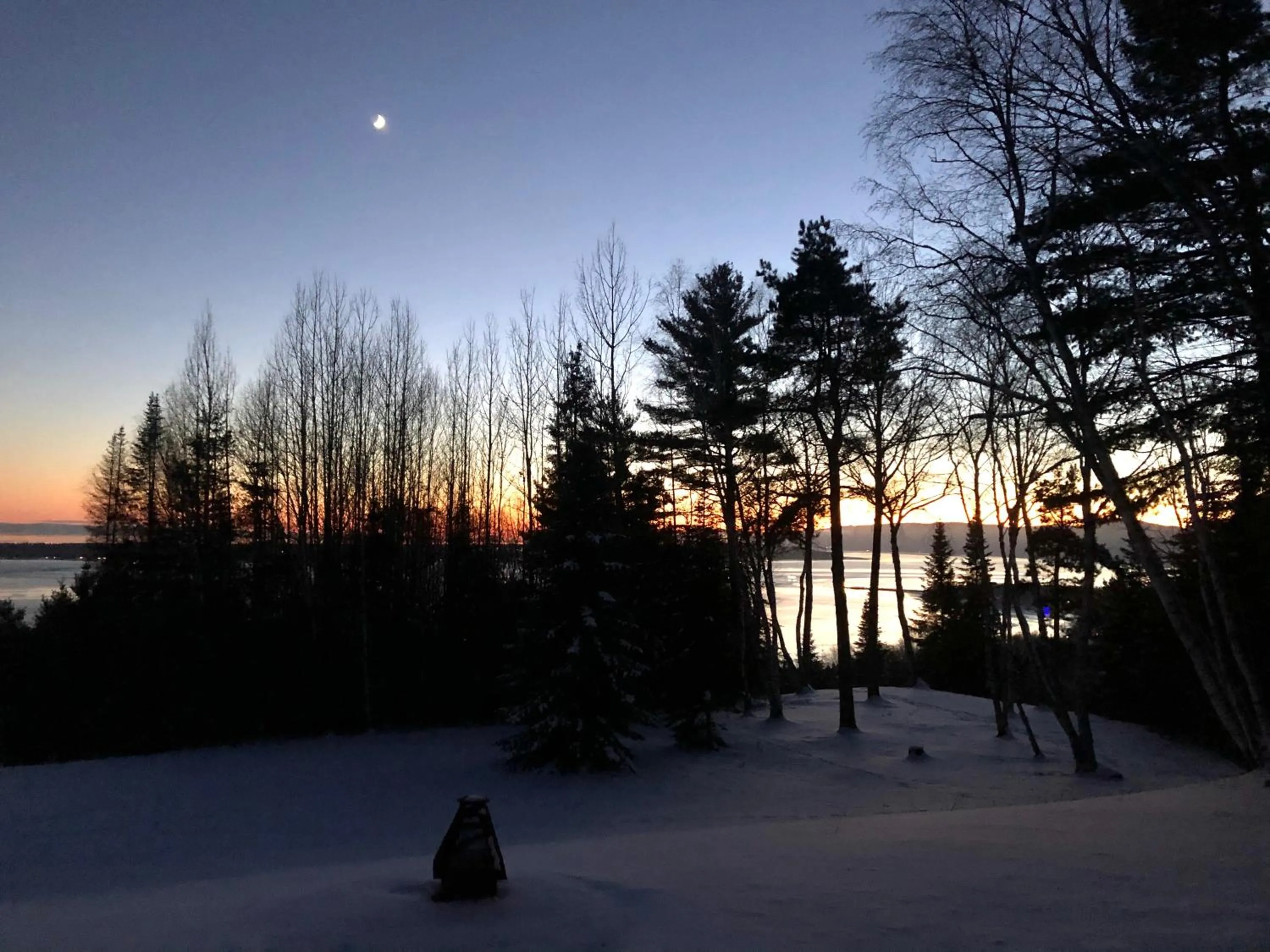 Natural landscape in Chalet Sous Les Pins