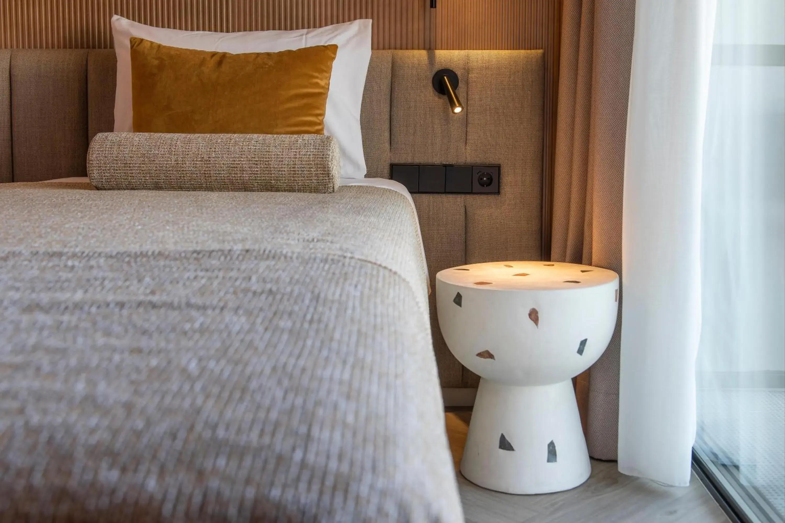 Bed in Hotel Aubamar Bali Bed in Hotel Aubamar Bali