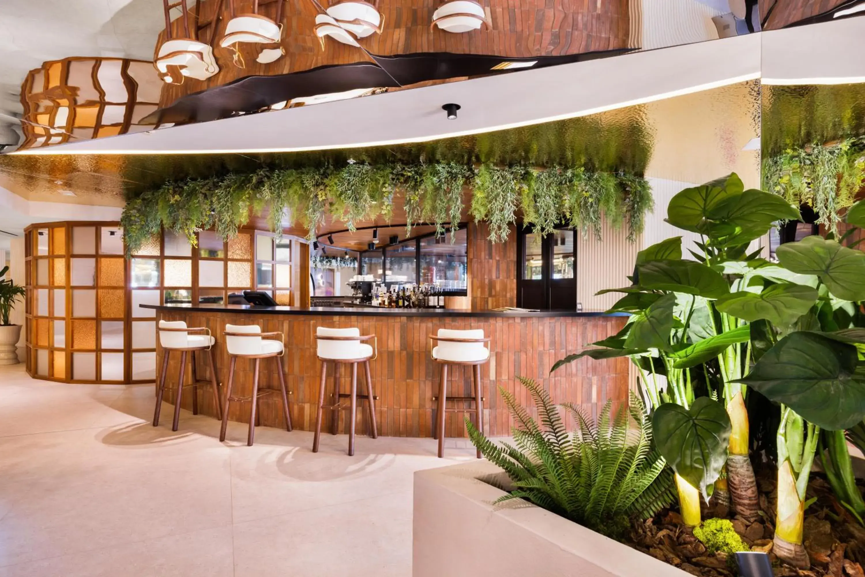 Lounge or bar in Hotel Aubamar Bali Lounge or bar in Hotel Aubamar Bali