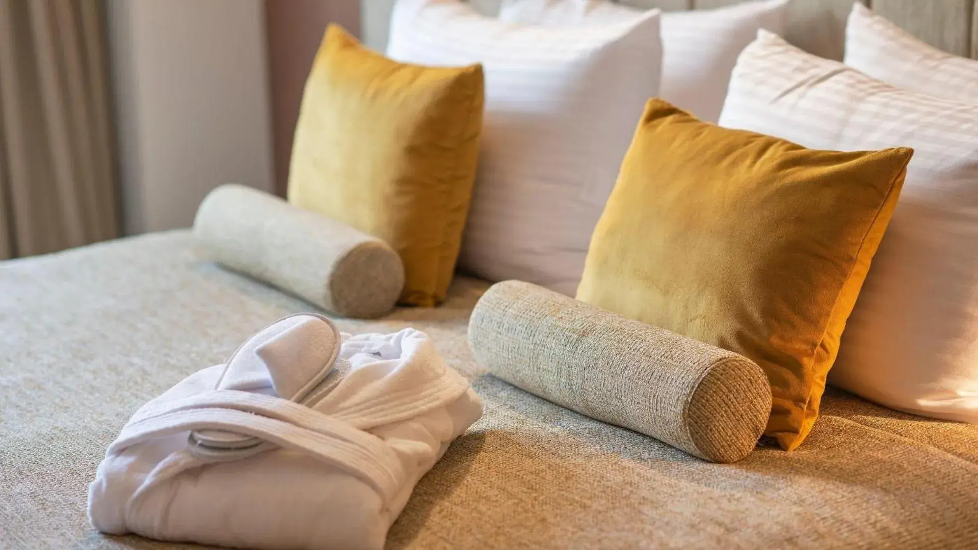 Bed in Hotel Aubamar Bali Bed in Hotel Aubamar Bali