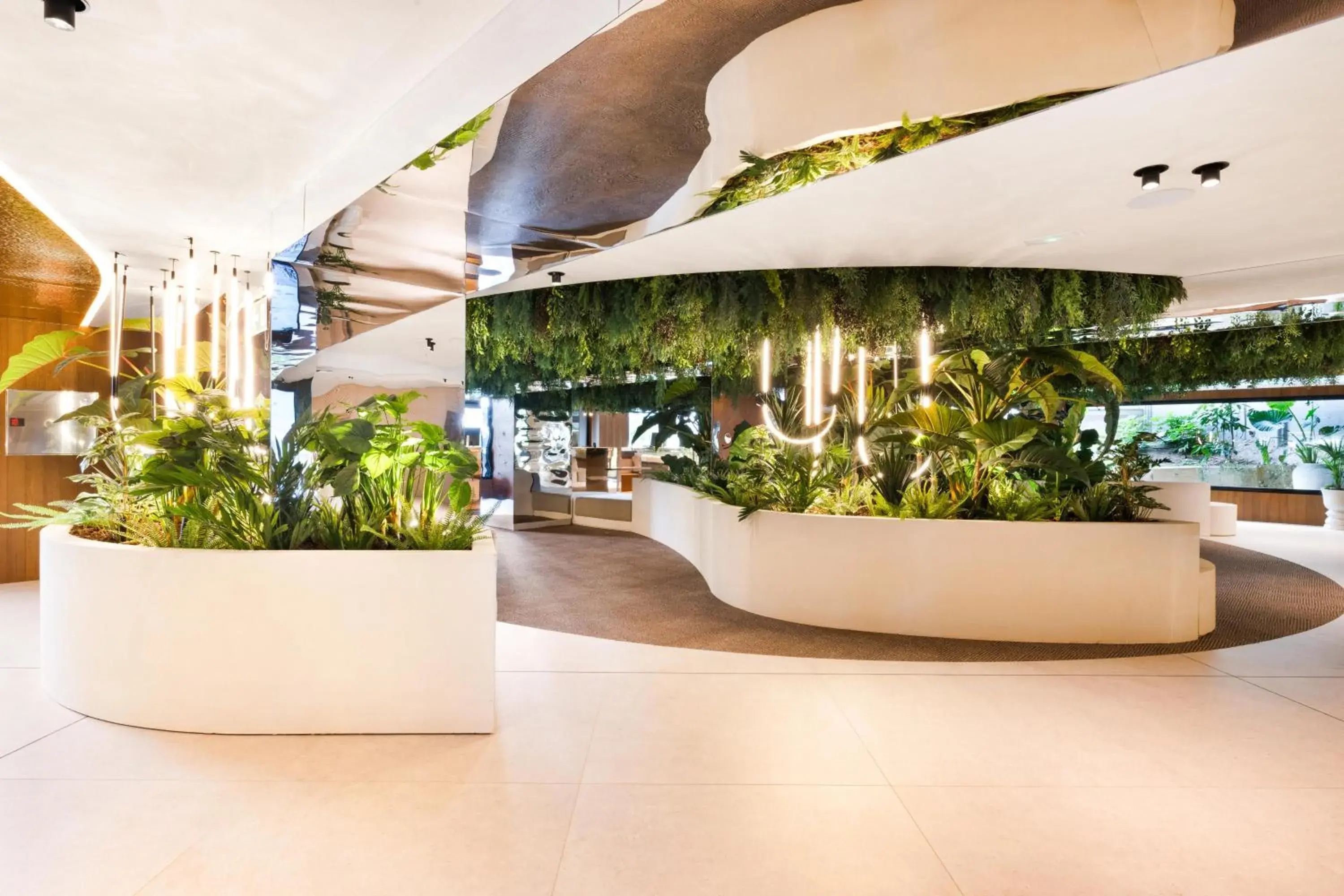 Lobby or reception in Hotel Aubamar Bali Lobby or reception in Hotel Aubamar Bali