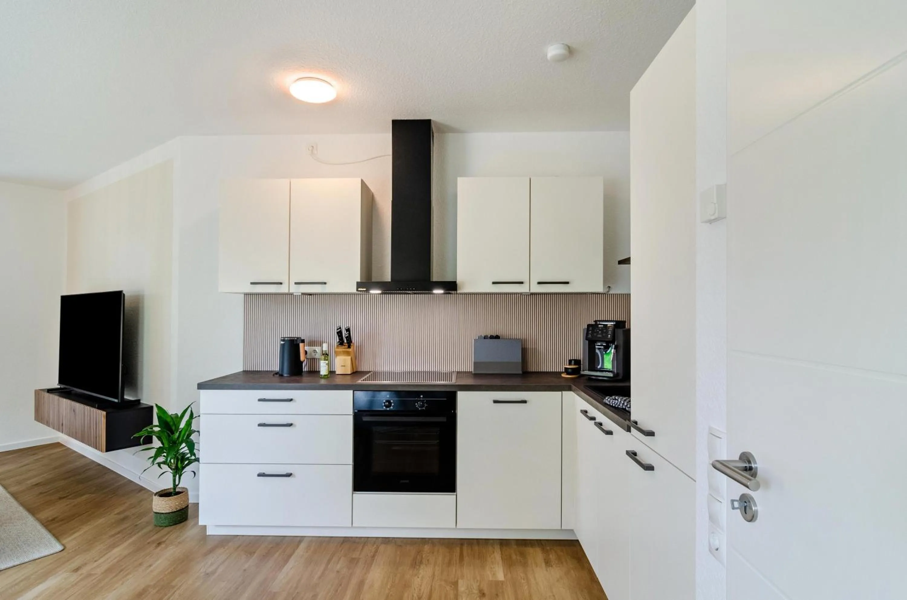 Kitchen or kitchenette in Fewo Luisa