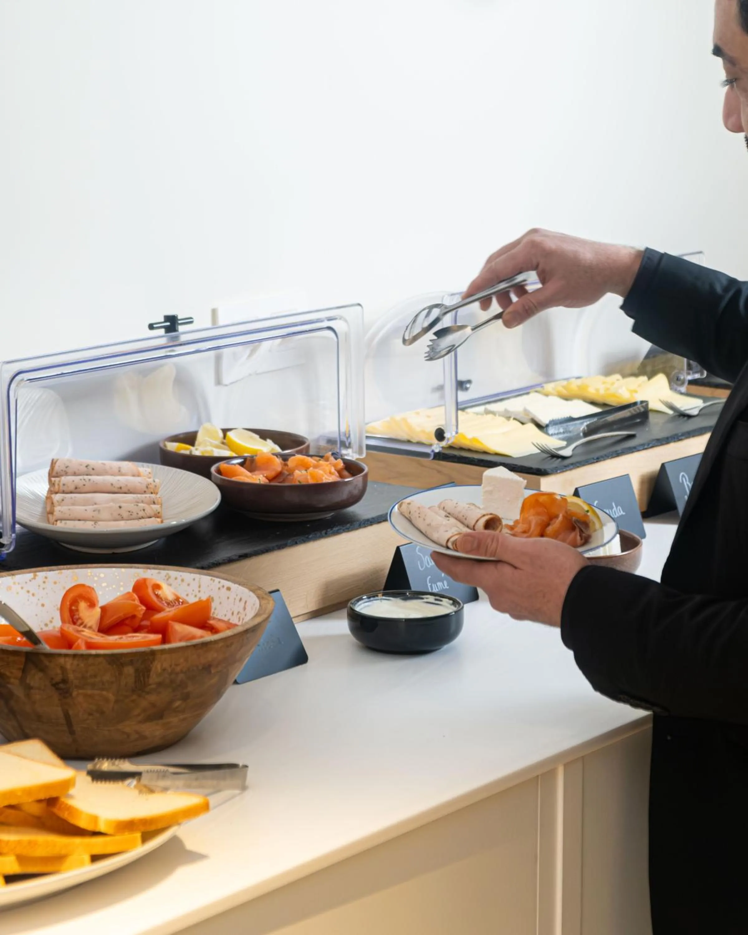 Buffet breakfast in The Liman Hotel