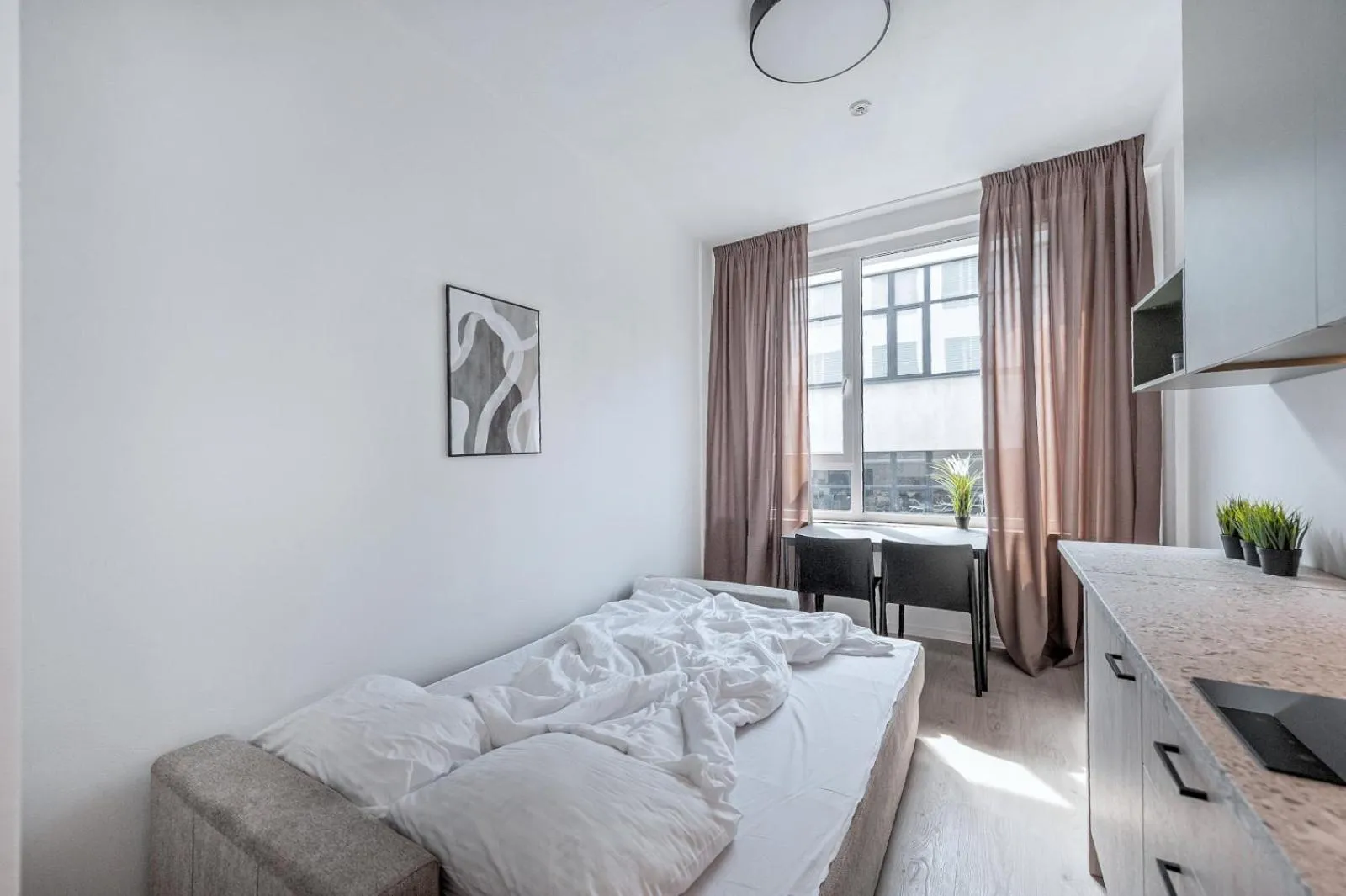 Bed in P-ONE APARTMENTS - Self Check-in