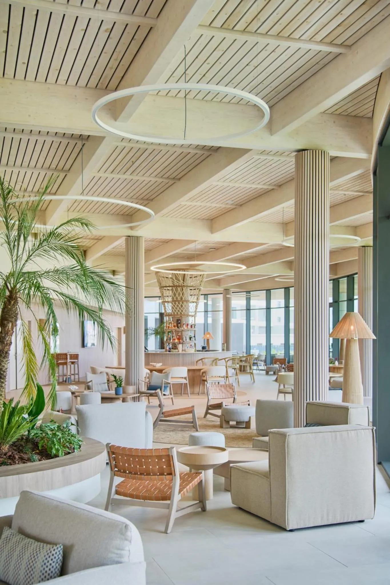 Seating area in The Editory by the Sea Lagos