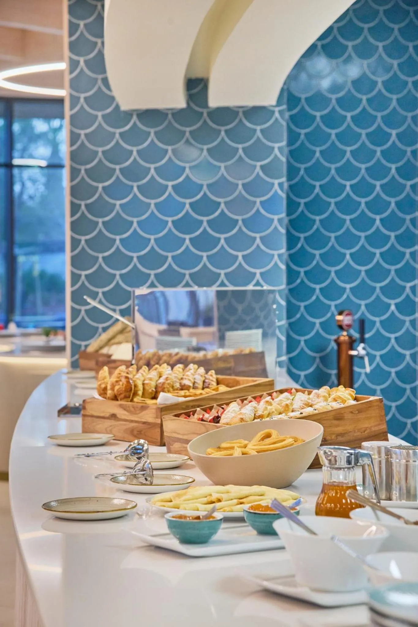 Food and drinks in The Editory by the Sea Lagos