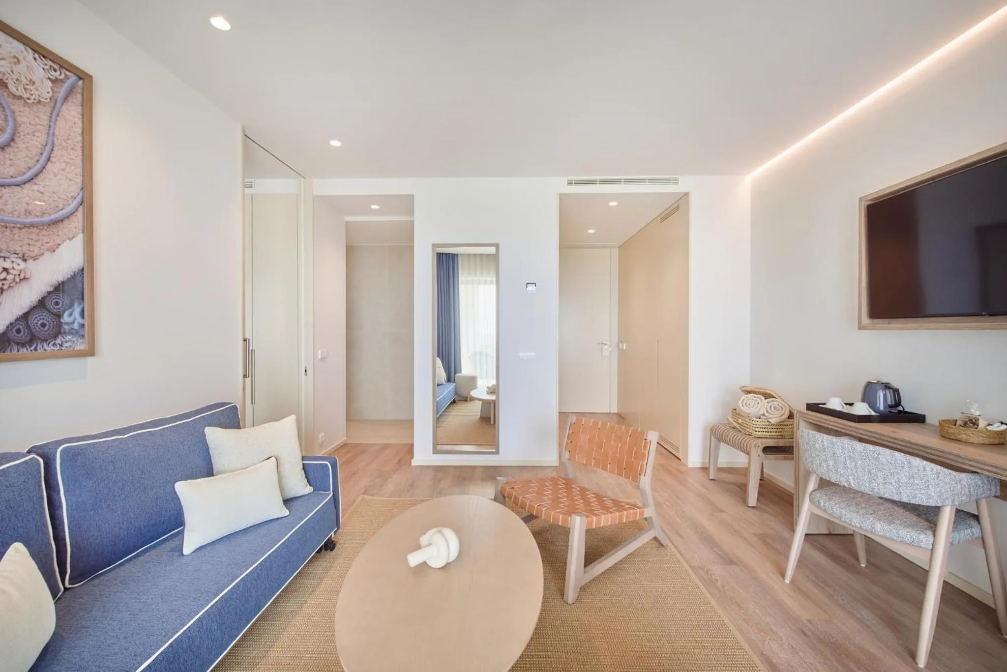 Living room in The Editory by the Sea Lagos