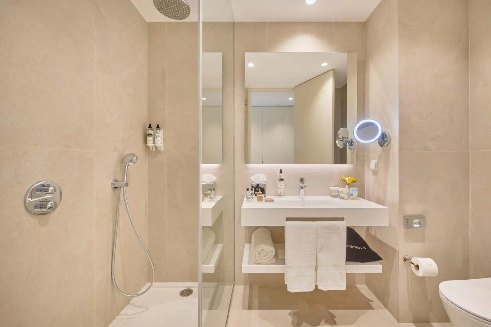 Shower in The Editory by the Sea Lagos