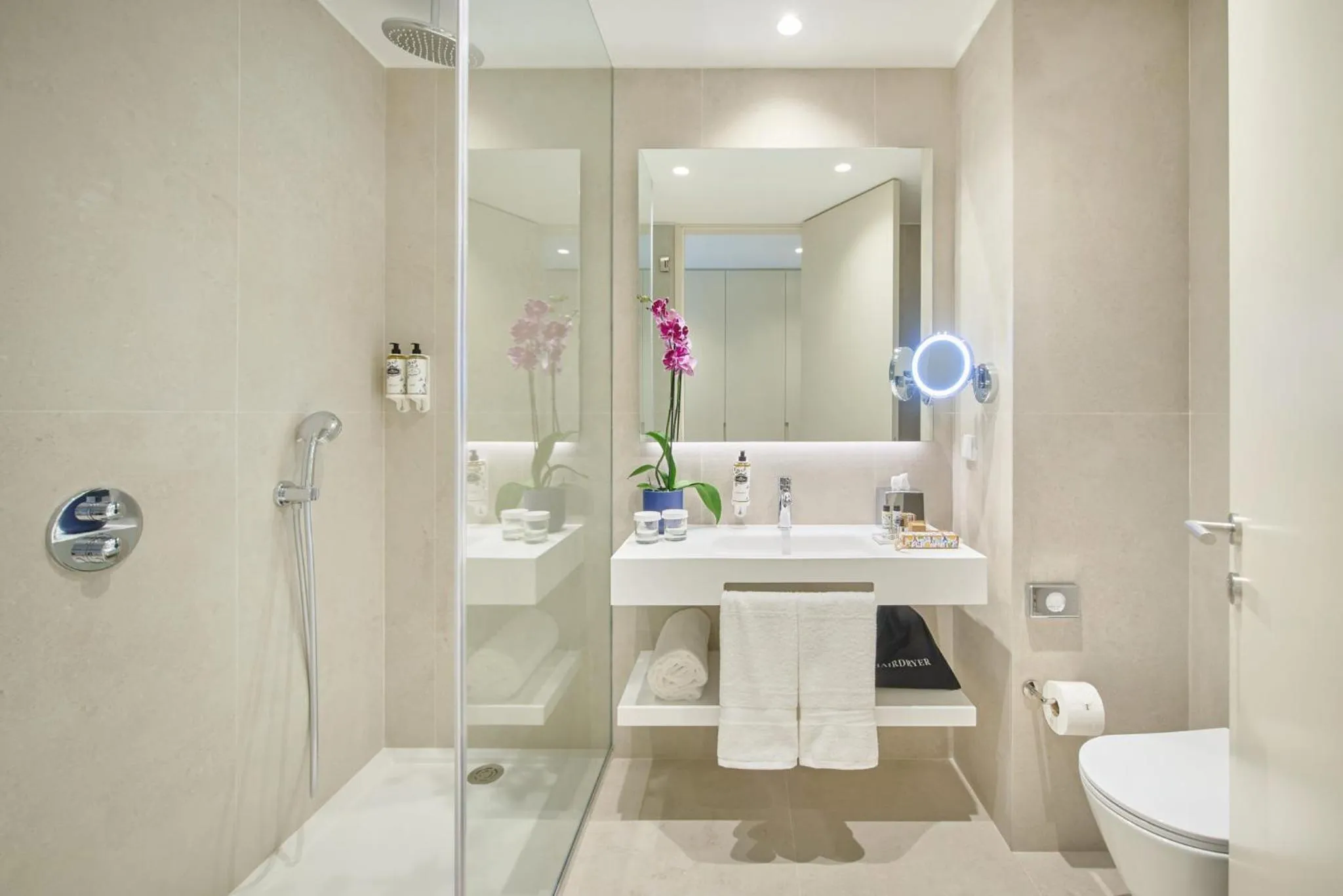 Shower in The Editory by the Sea Lagos