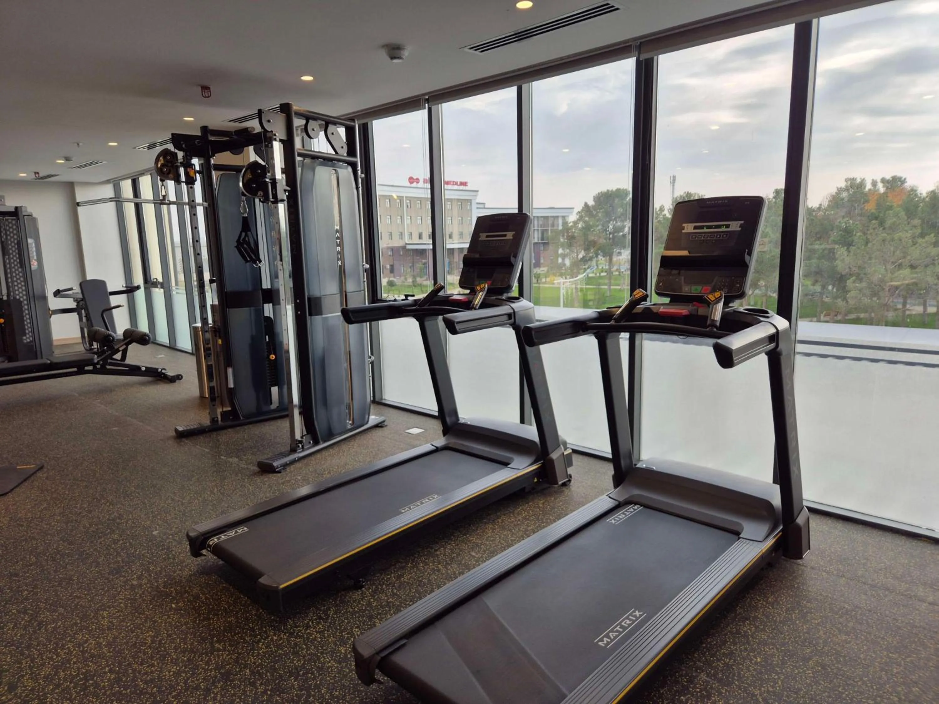Fitness centre/facilities in Hilton Garden Inn Termez Airitom