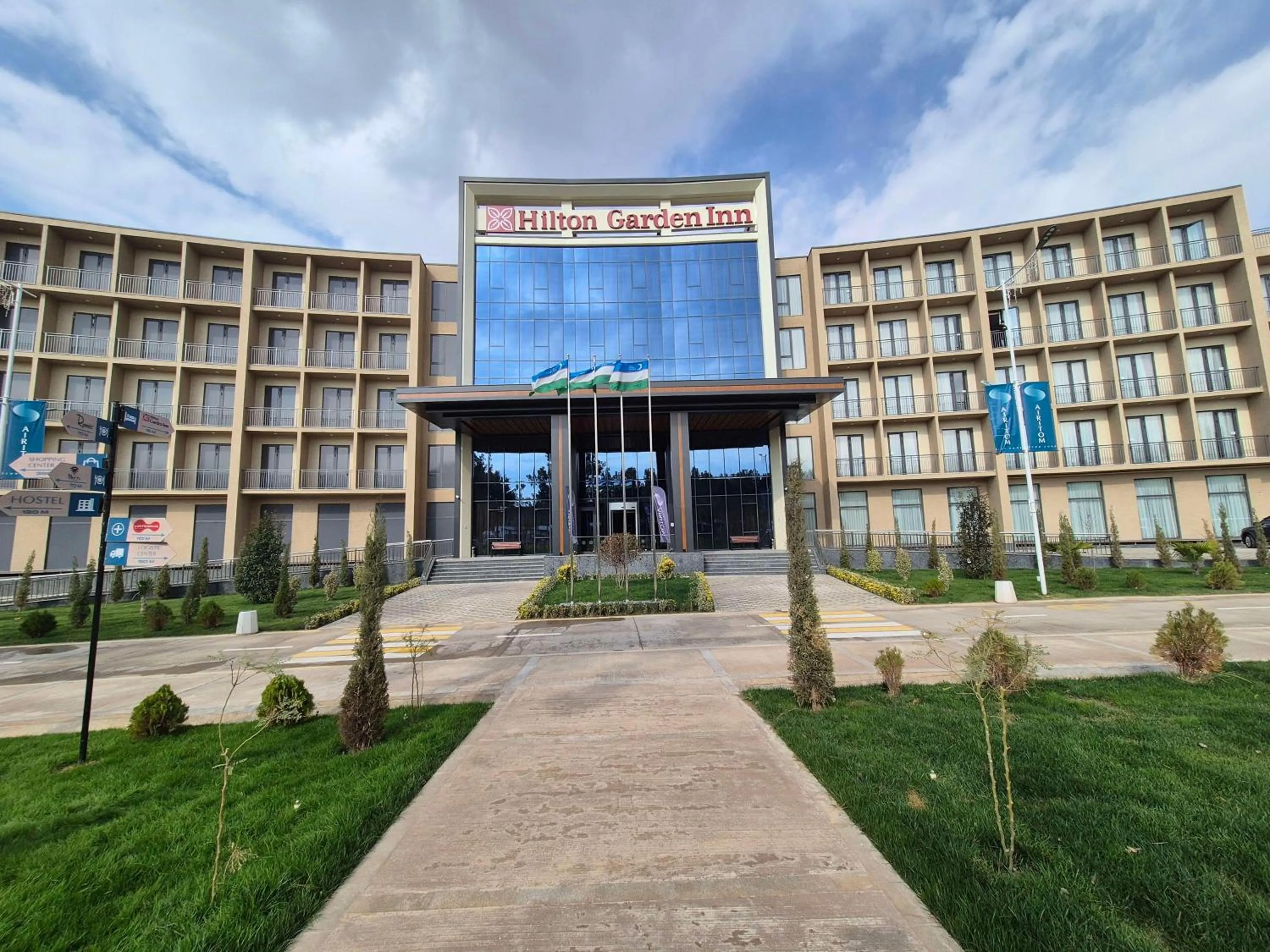 Property building in Hilton Garden Inn Termez Airitom