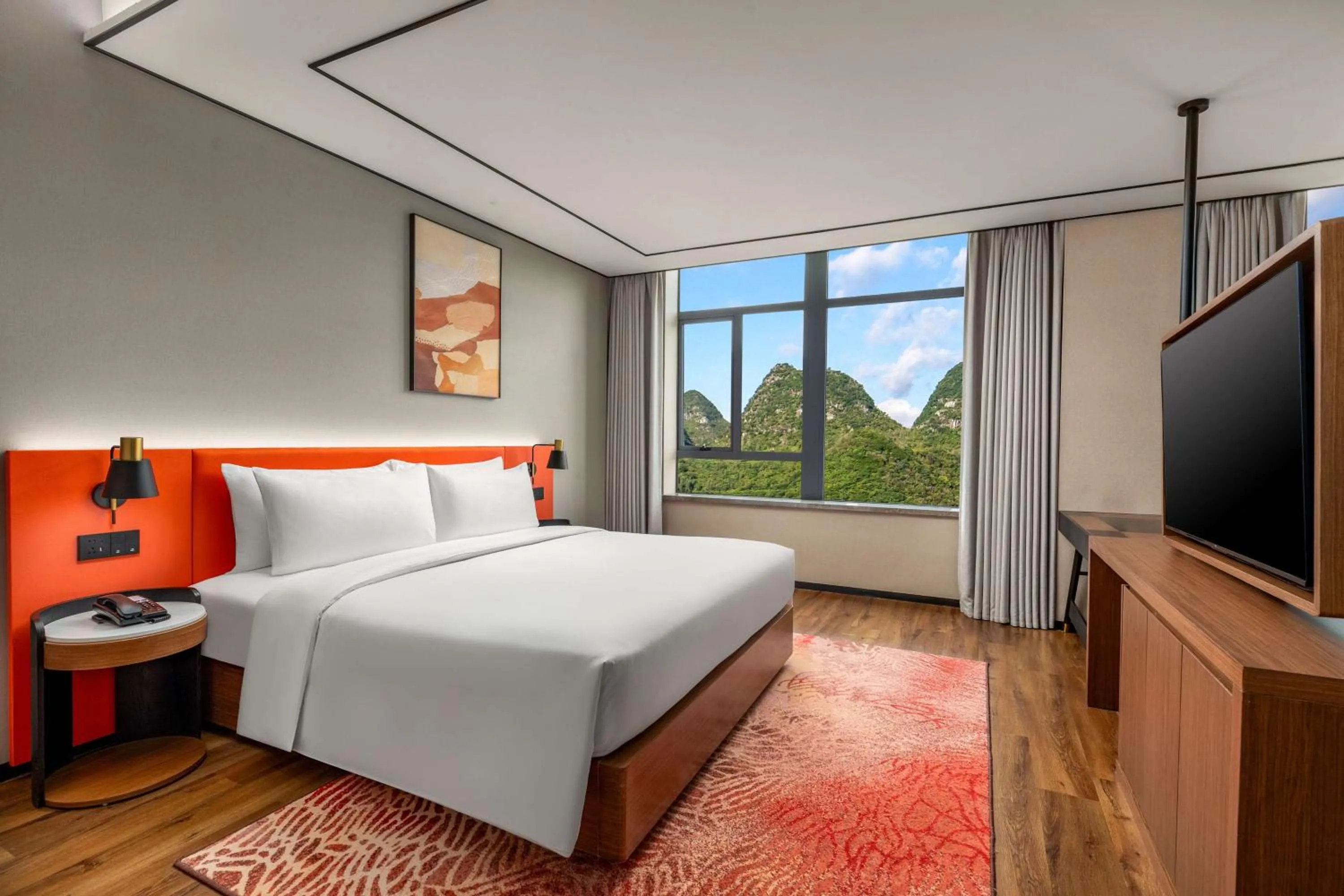 Bed in Hilton Garden Inn Xingyi Wanfenglin