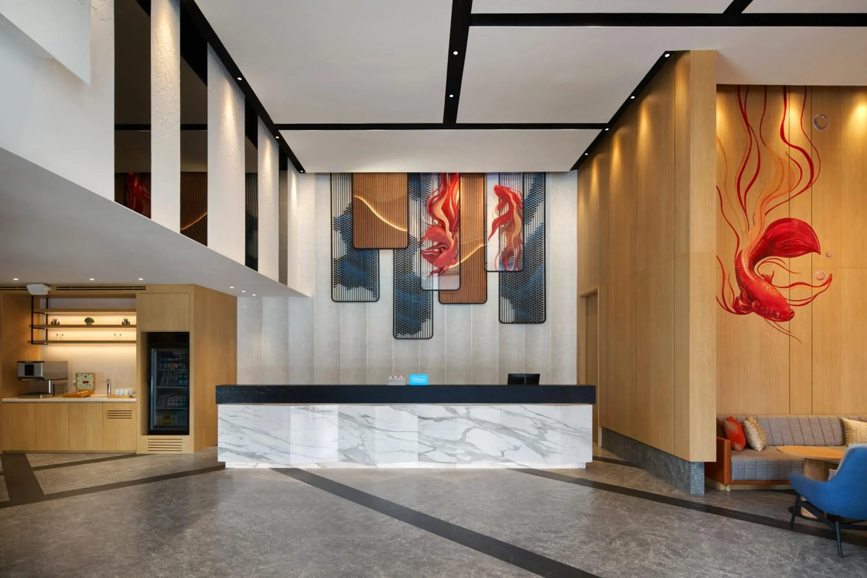 Lobby or reception in Hilton Garden Inn Bangkok Riverside Lobby or reception in Hilton Garden Inn Bangkok Riverside