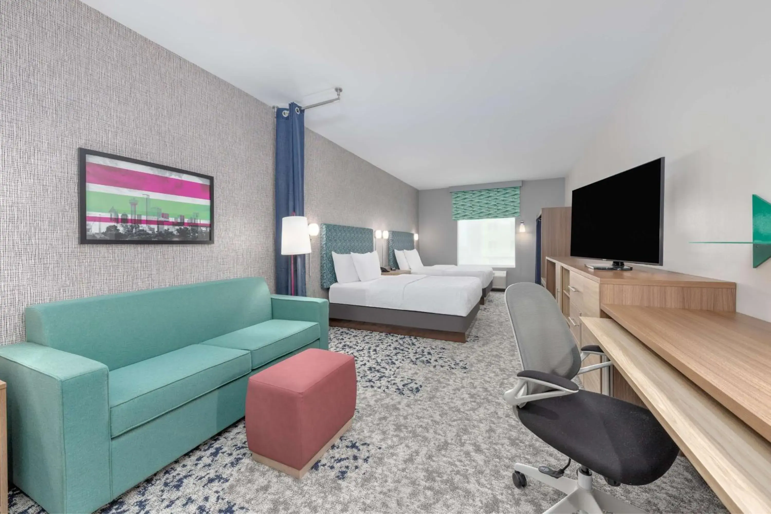 Living room in Home2 Suites By Hilton Dallas I-30 Cockrell Hill Living room in Home2 Suites By Hilton Dallas I-30 Cockrell Hill