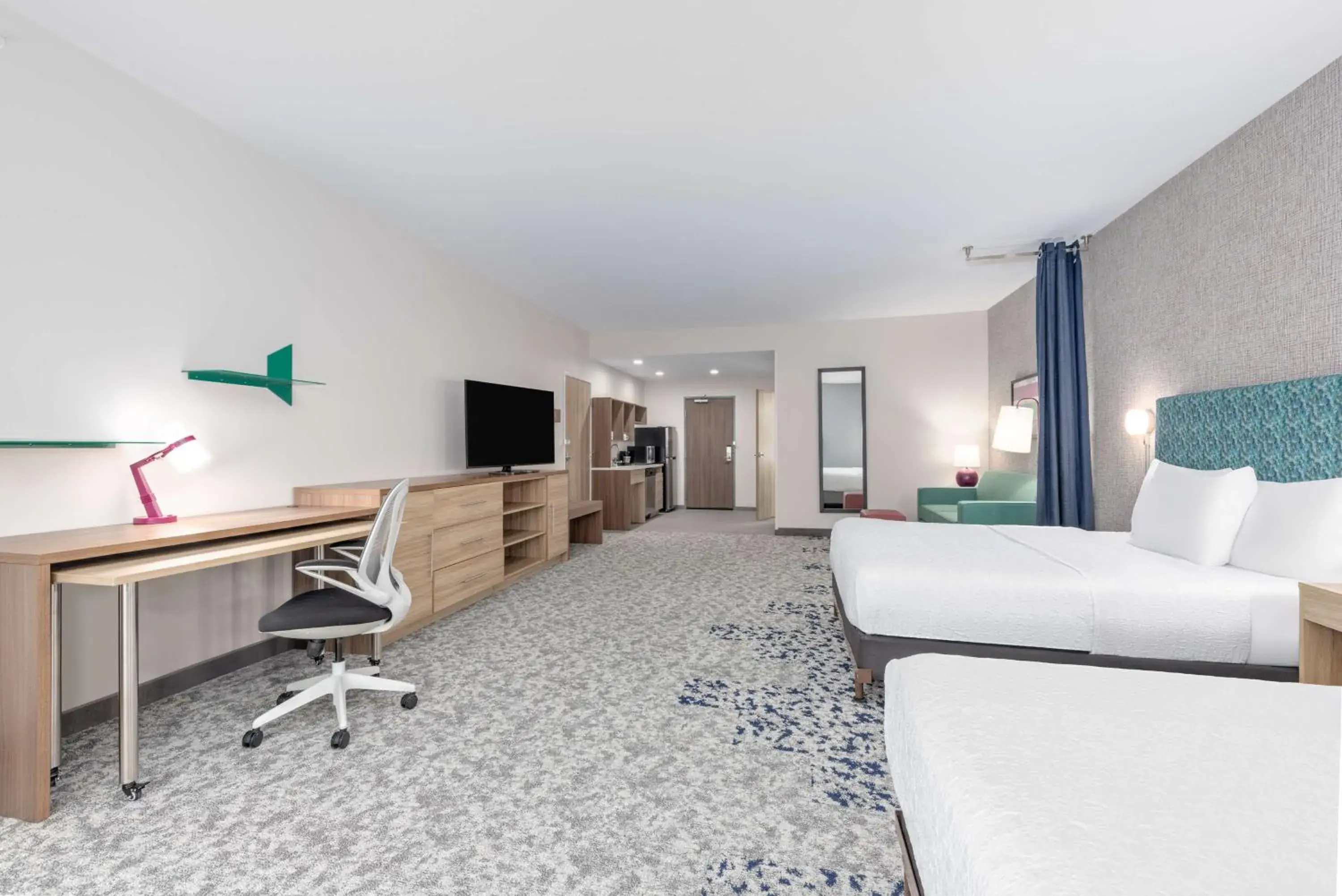 Bedroom, Bed in Home2 Suites By Hilton Dallas I-30 Cockrell Hill Bedroom, Bed in Home2 Suites By Hilton Dallas I-30 Cockrell Hill