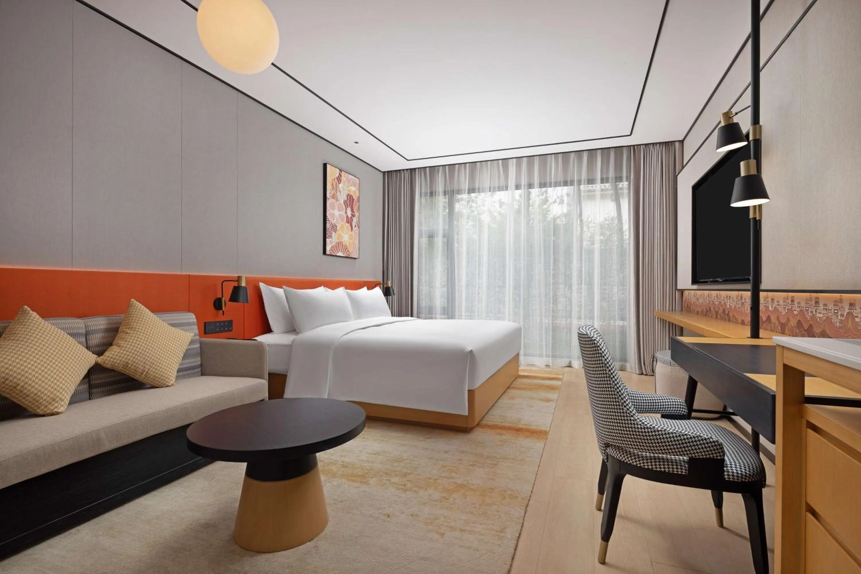 Living room, Bed in Hilton Garden Inn Dali Ancient City