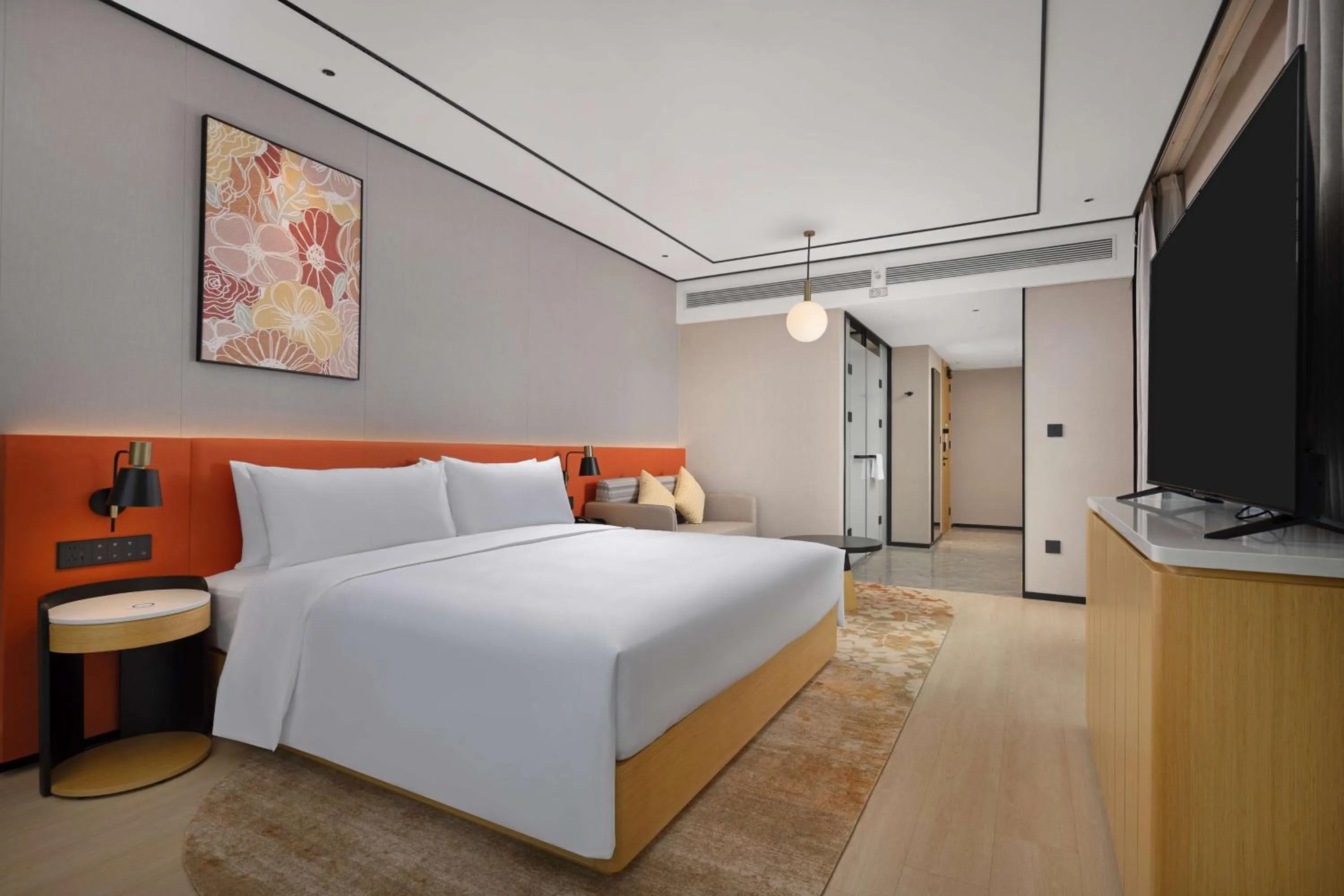 Living room, Bed in Hilton Garden Inn Dali Ancient City