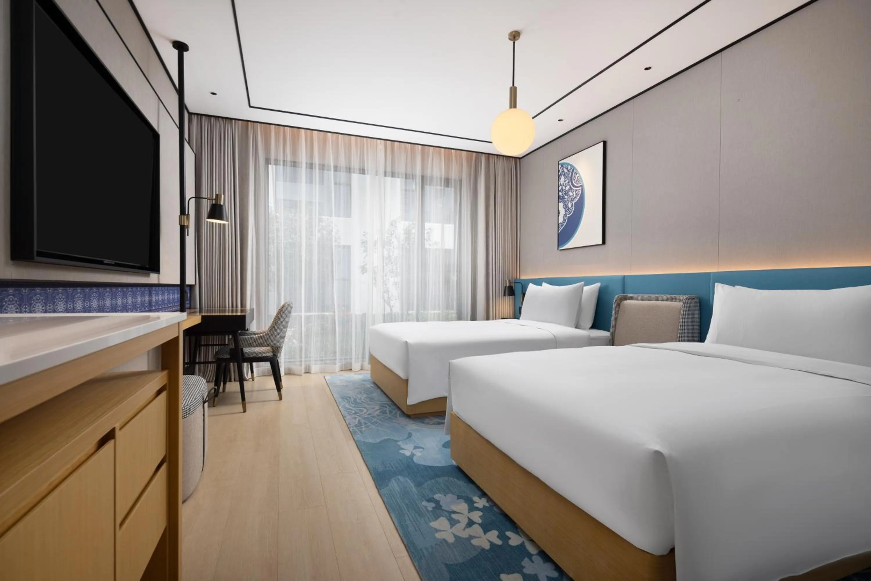 Bedroom, Bed in Hilton Garden Inn Dali Ancient City