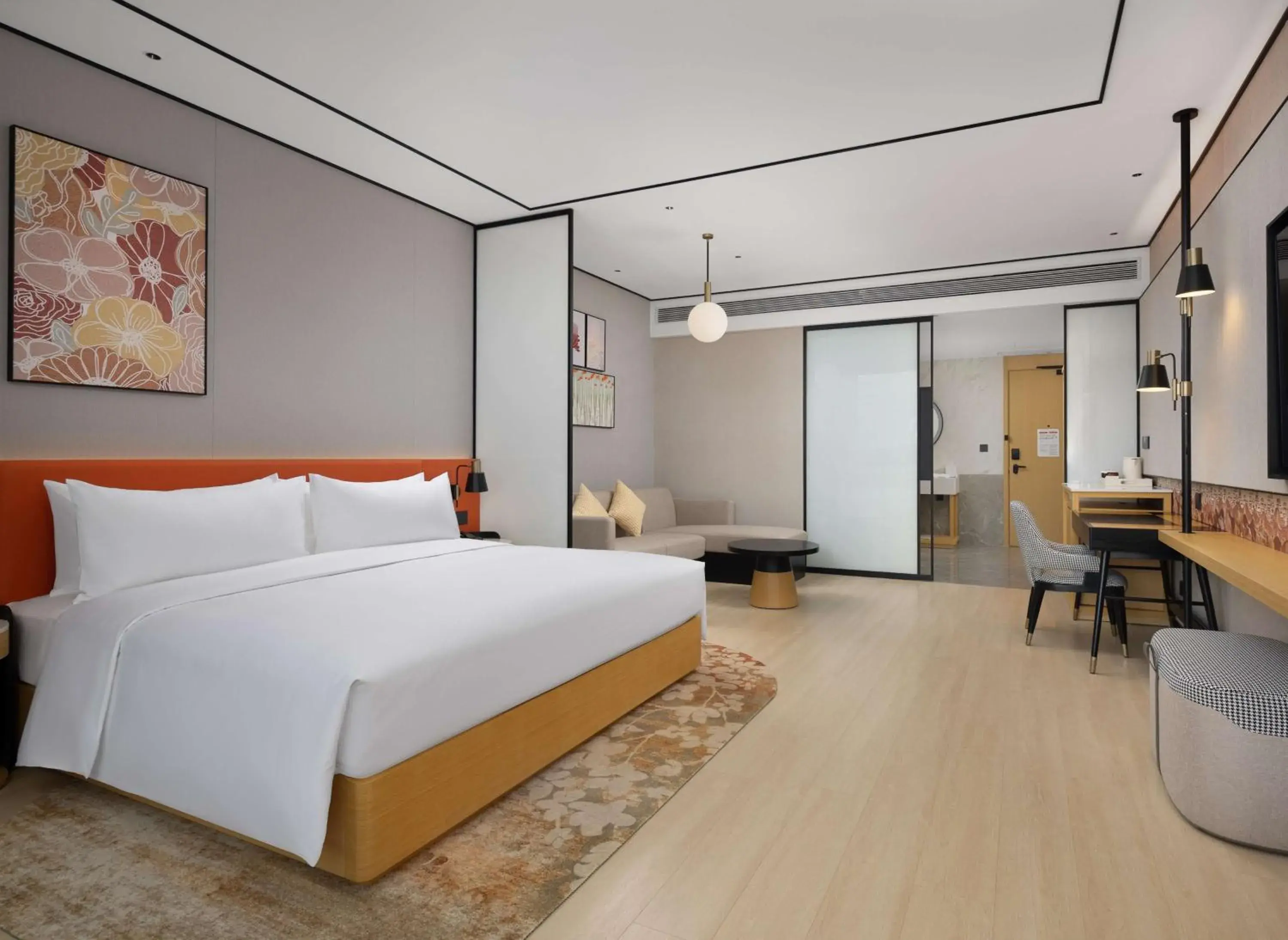 Bedroom, Bed in Hilton Garden Inn Dali Ancient City Bedroom, Bed in Hilton Garden Inn Dali Ancient City