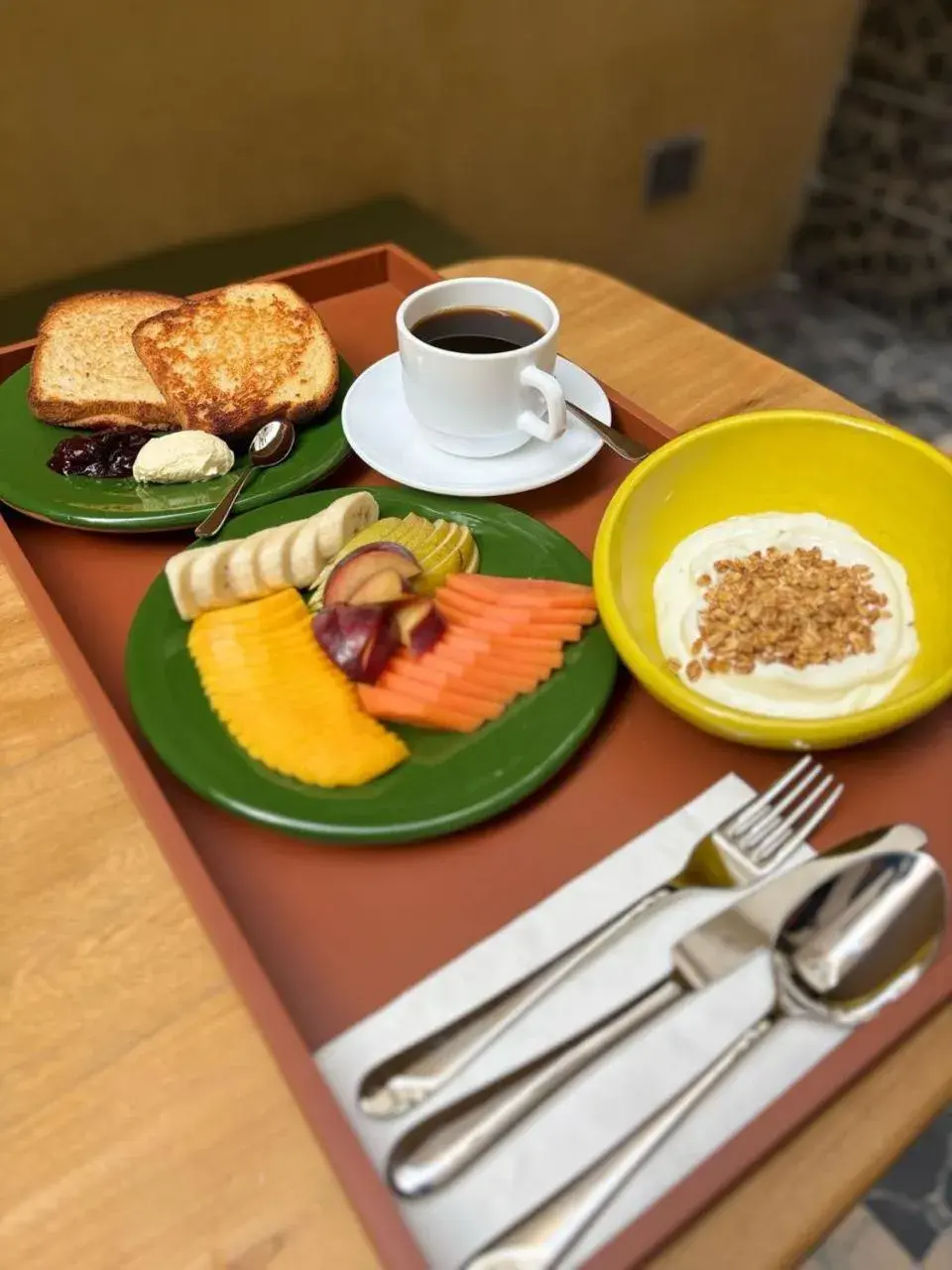 Continental breakfast in Rodona Hotel Continental breakfast in Rodona Hotel