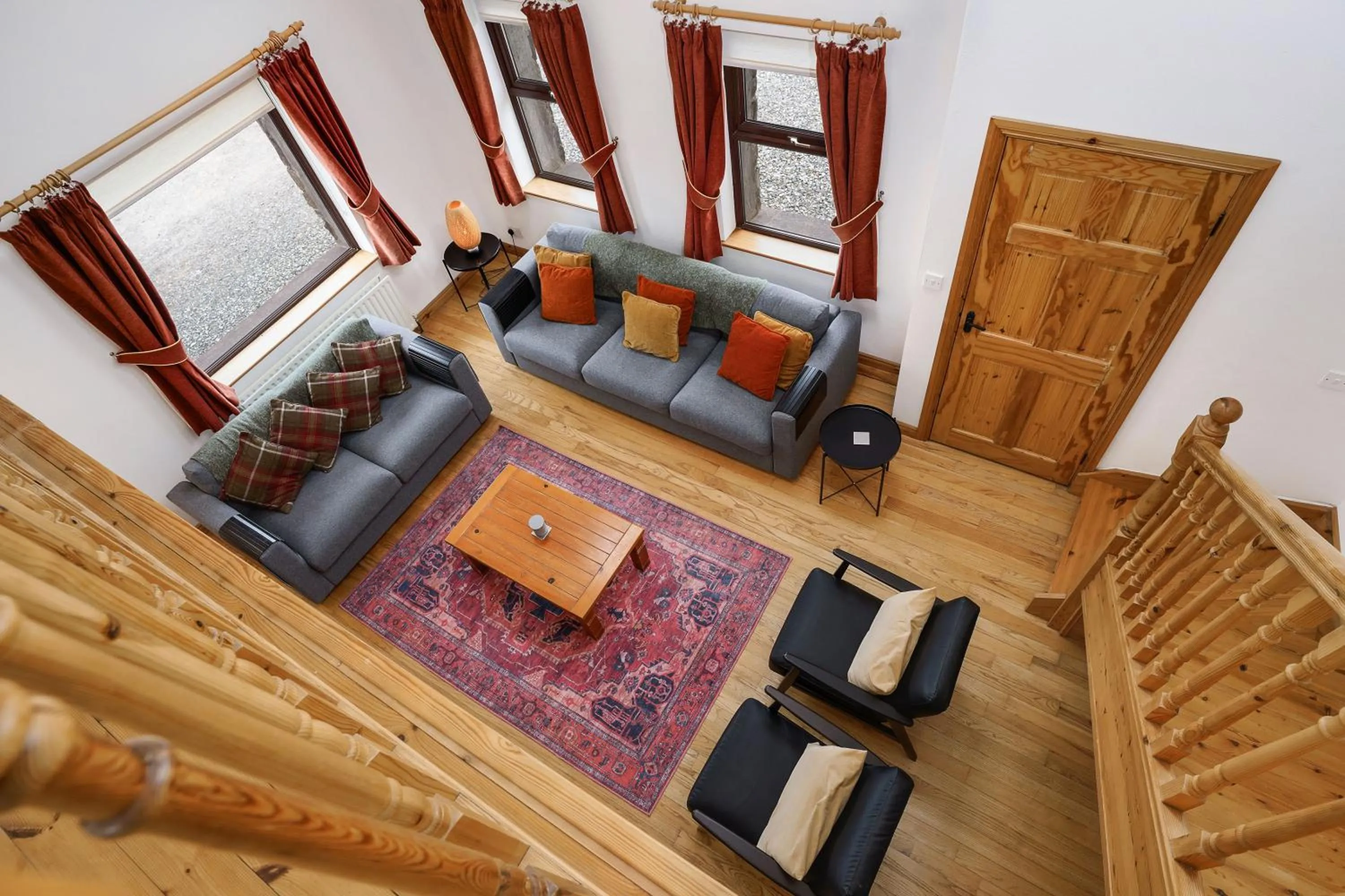 Living room in Cottage 118 - Cleggan