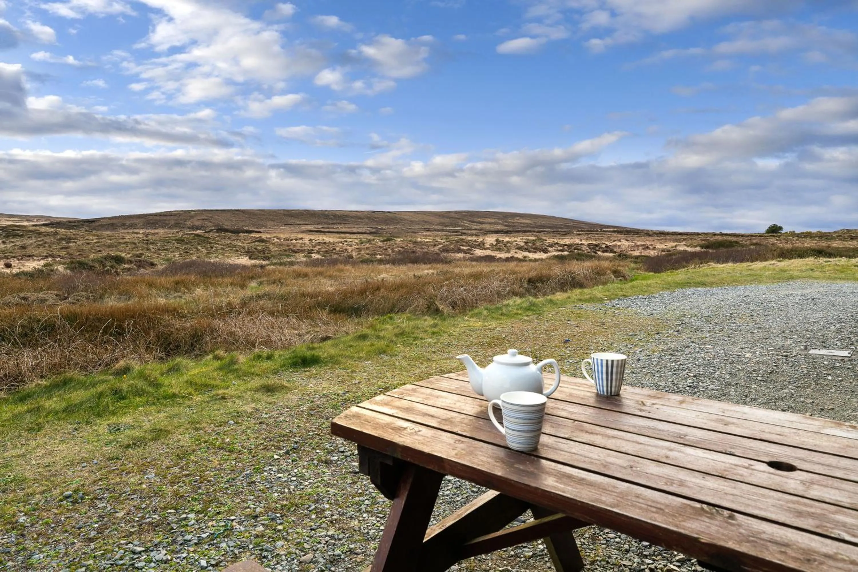 Patio in Cottage 118 - Cleggan