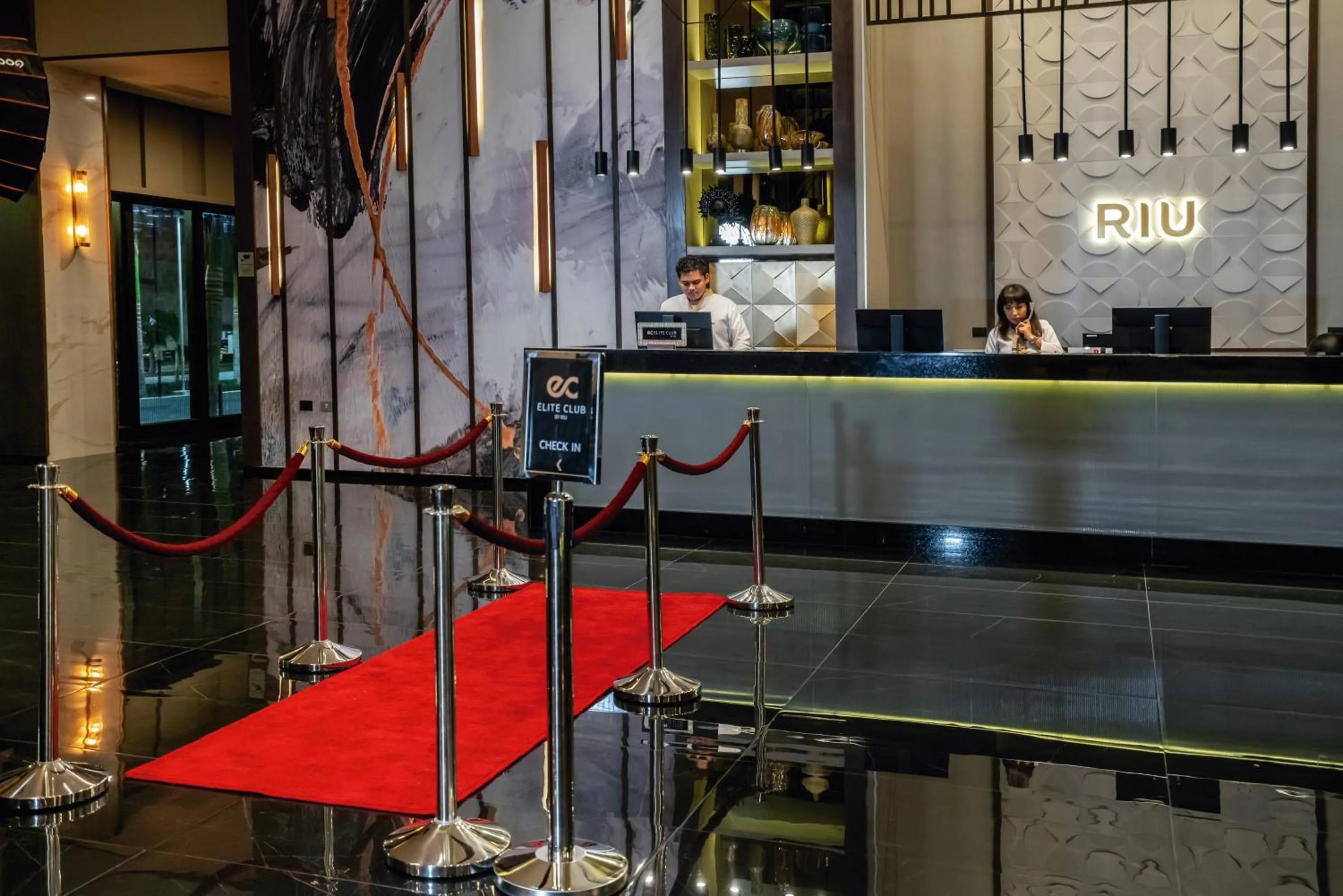 Lobby or reception in Riu Palace Kukulkan - Adults Only - All Inclusive