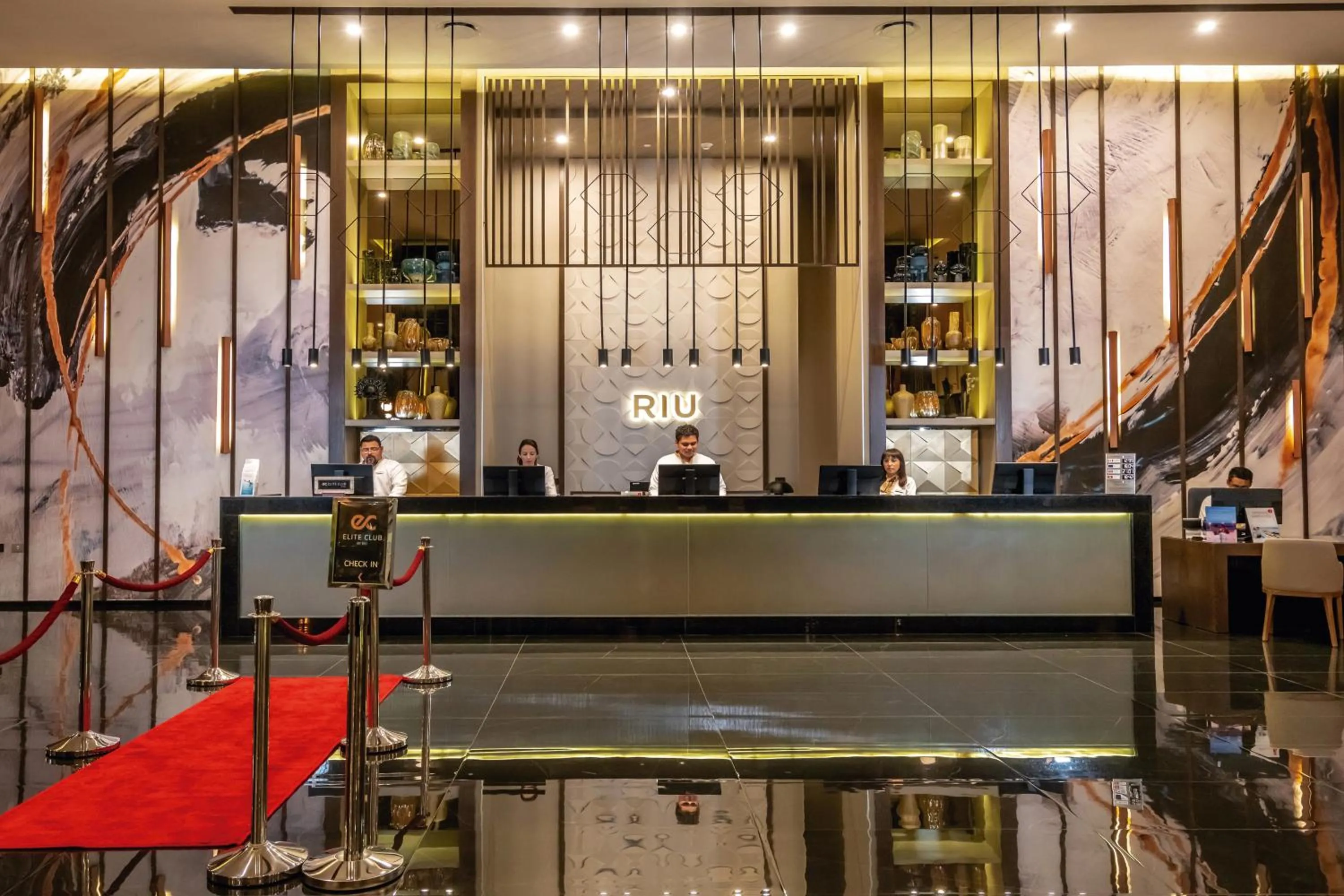 Lobby or reception in Riu Palace Kukulkan - Adults Only - All Inclusive