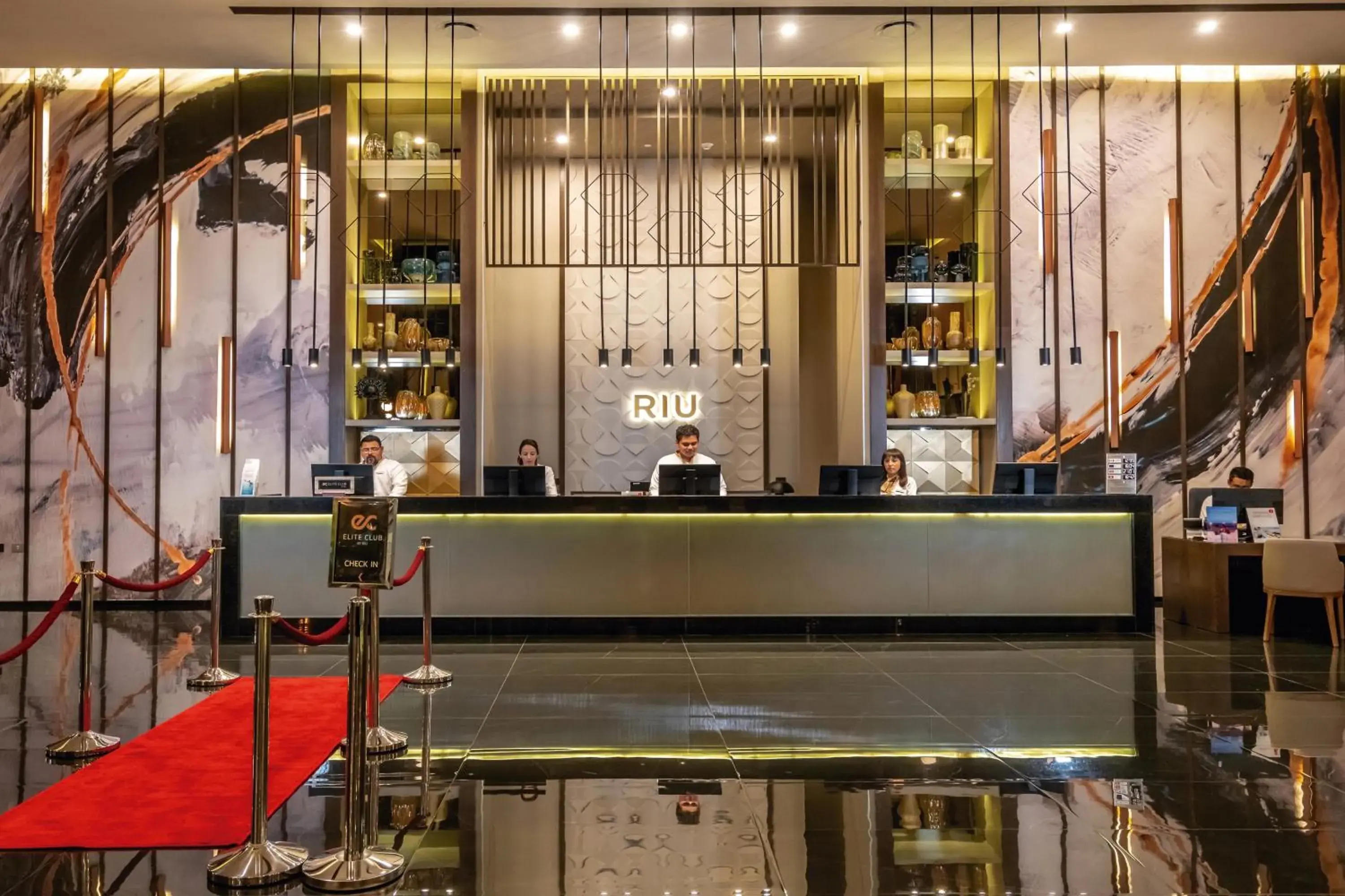 Lobby or reception in Riu Palace Kukulkan - Adults Only - All Inclusive Lobby or reception in Riu Palace Kukulkan - Adults Only - All Inclusive