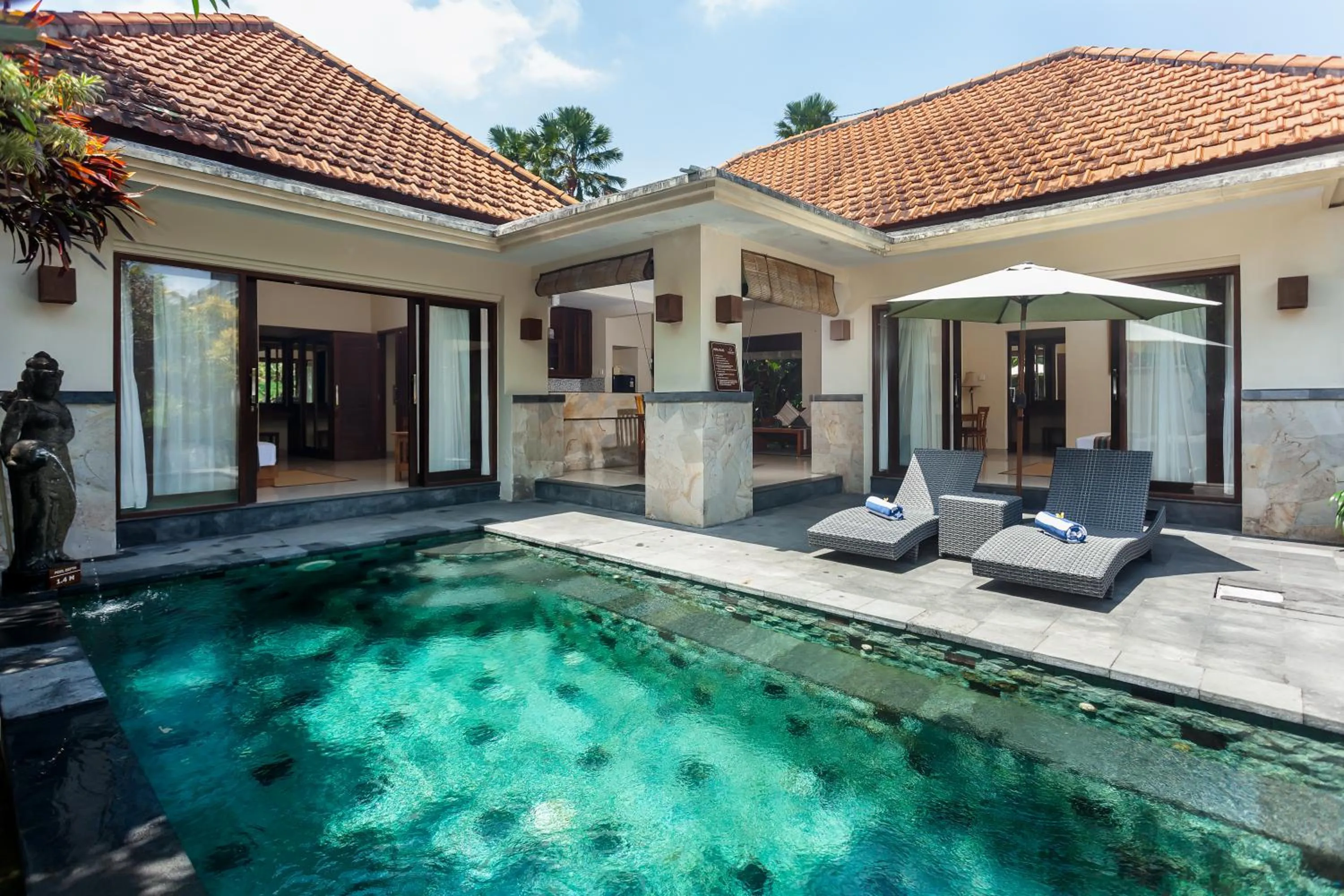 Swimming pool in Kadiga Villas Ubud by GenuineHost