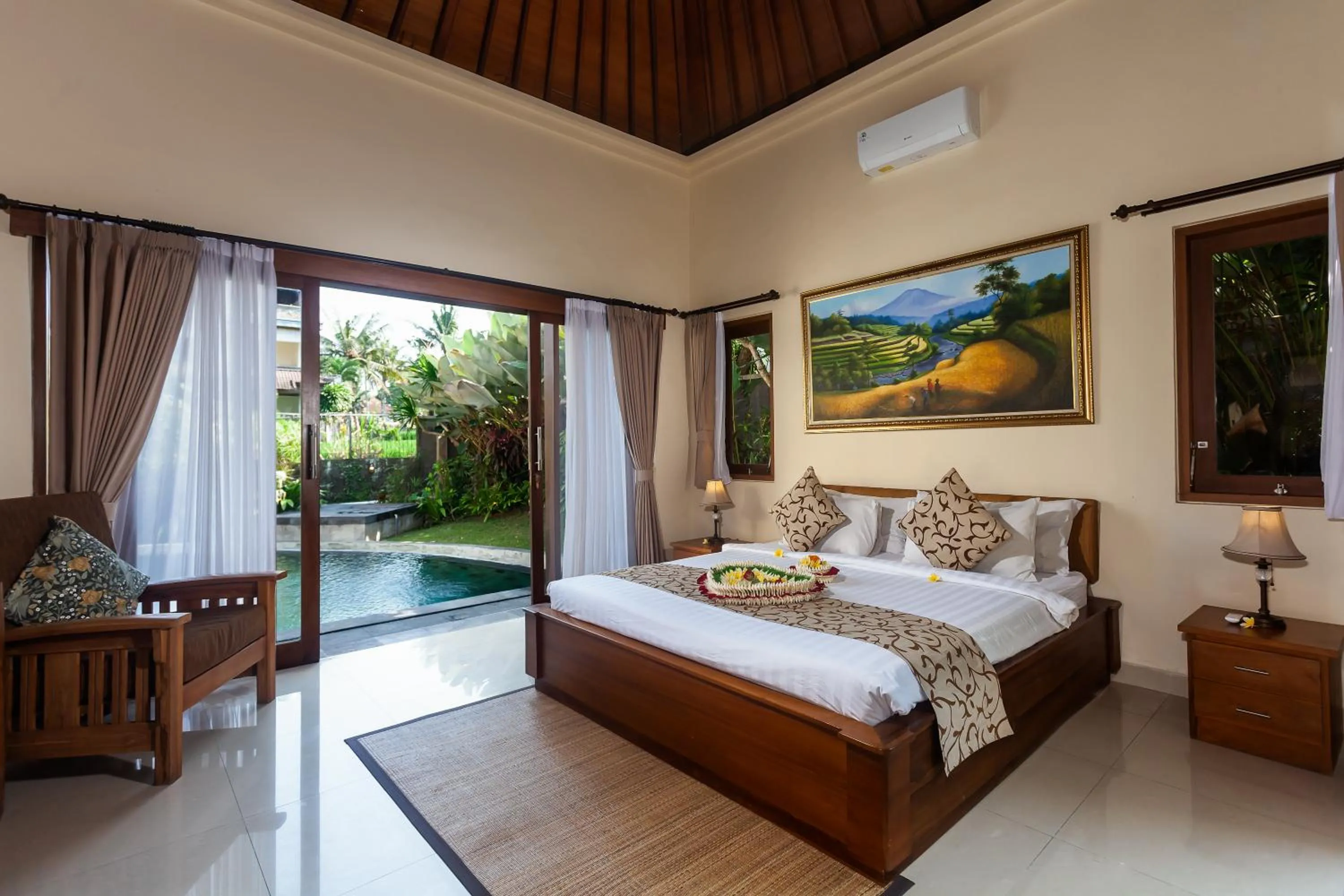 Bed in Kadiga Villas Ubud by GenuineHost