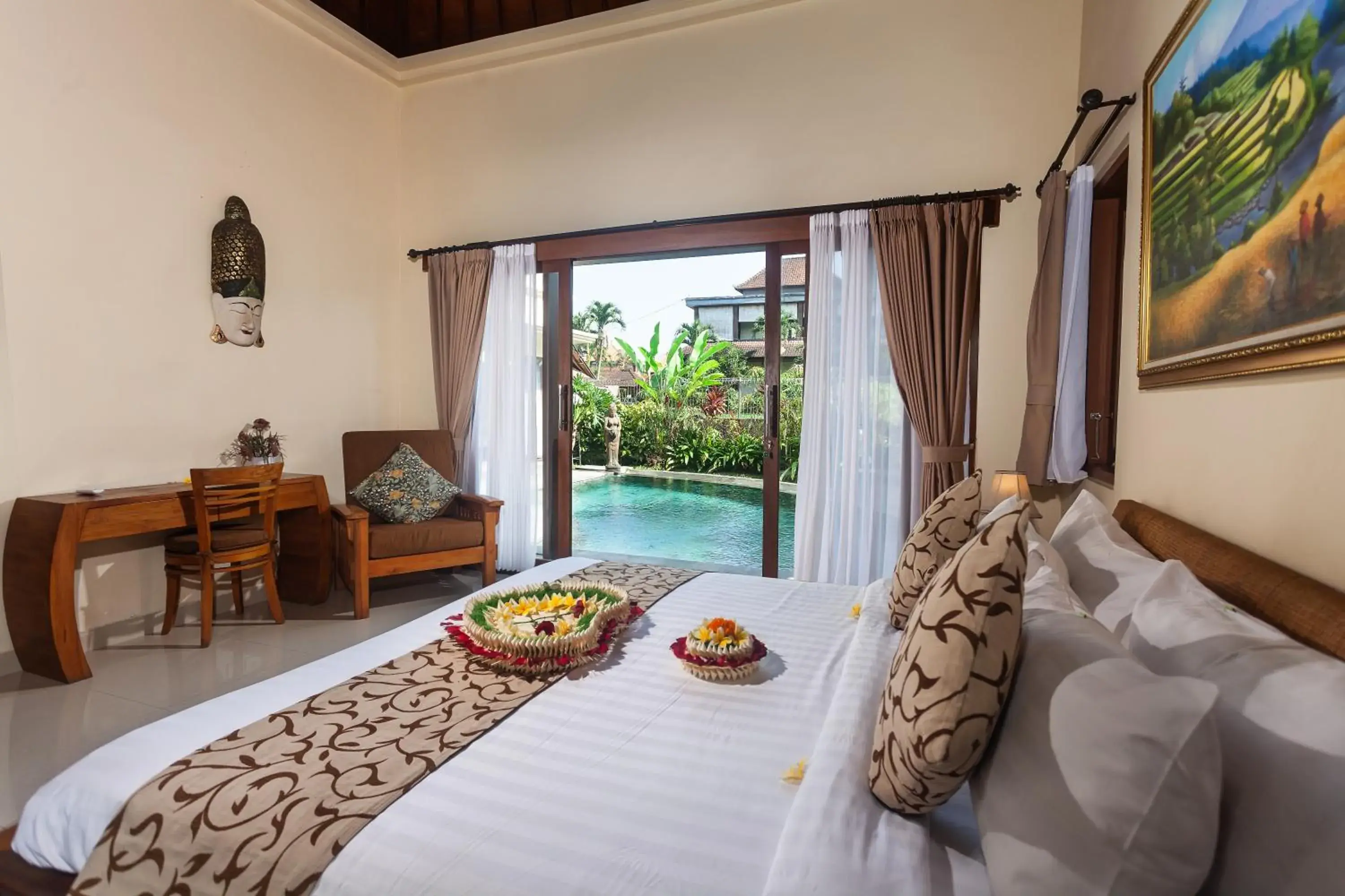 Bed in Kadiga Villas Ubud by GenuineHost Bed in Kadiga Villas Ubud by GenuineHost